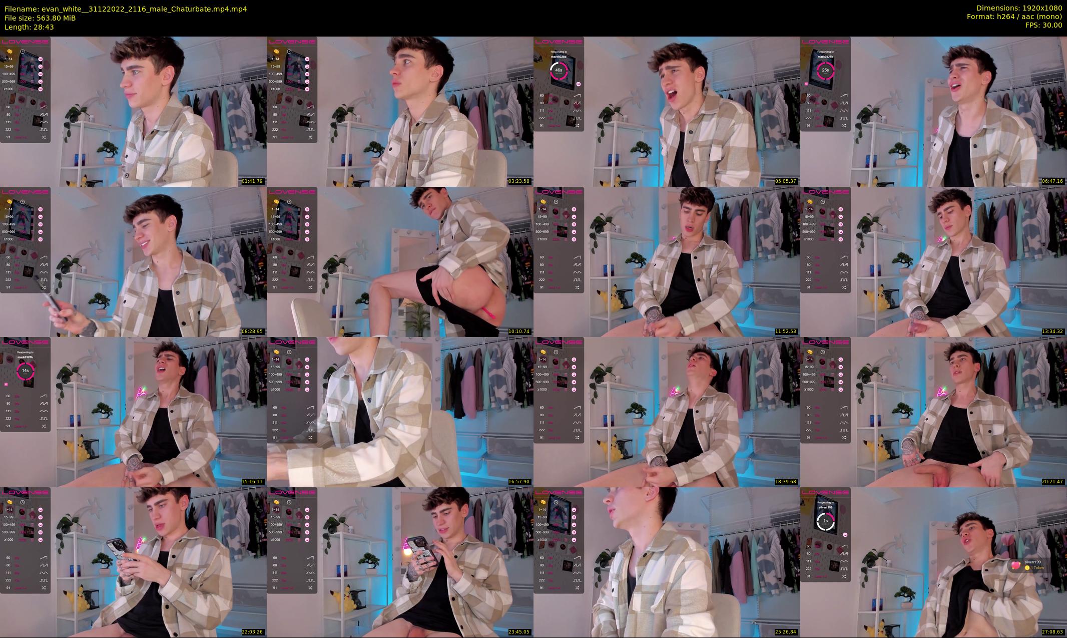 evan_white_ — 29 minute Chaturbate male cam show recording, 1080p, Dec 31, 2022