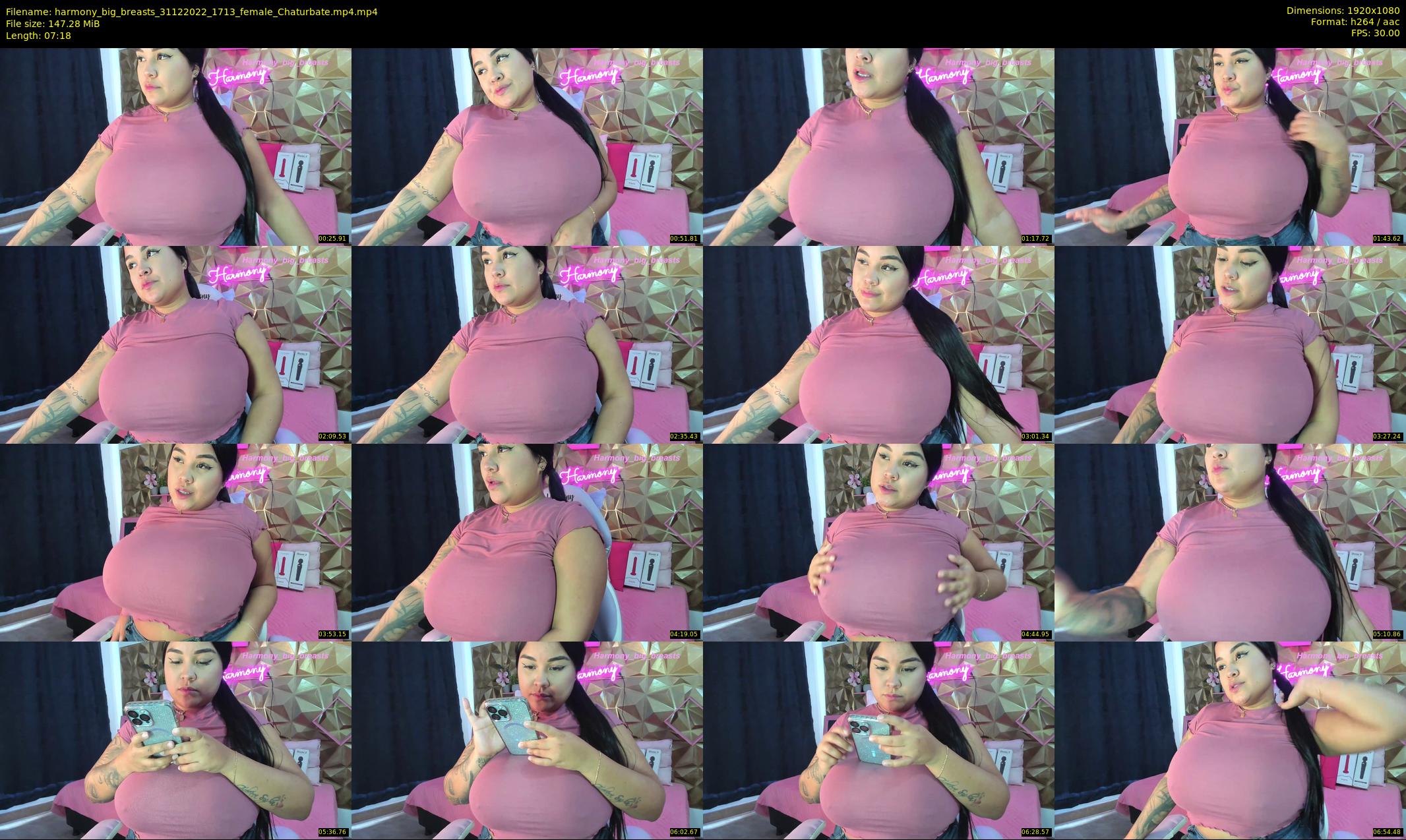 harmony_big_breasts — 8 minute Chaturbate female cam show recording, 1080p, Dec 31, 2022