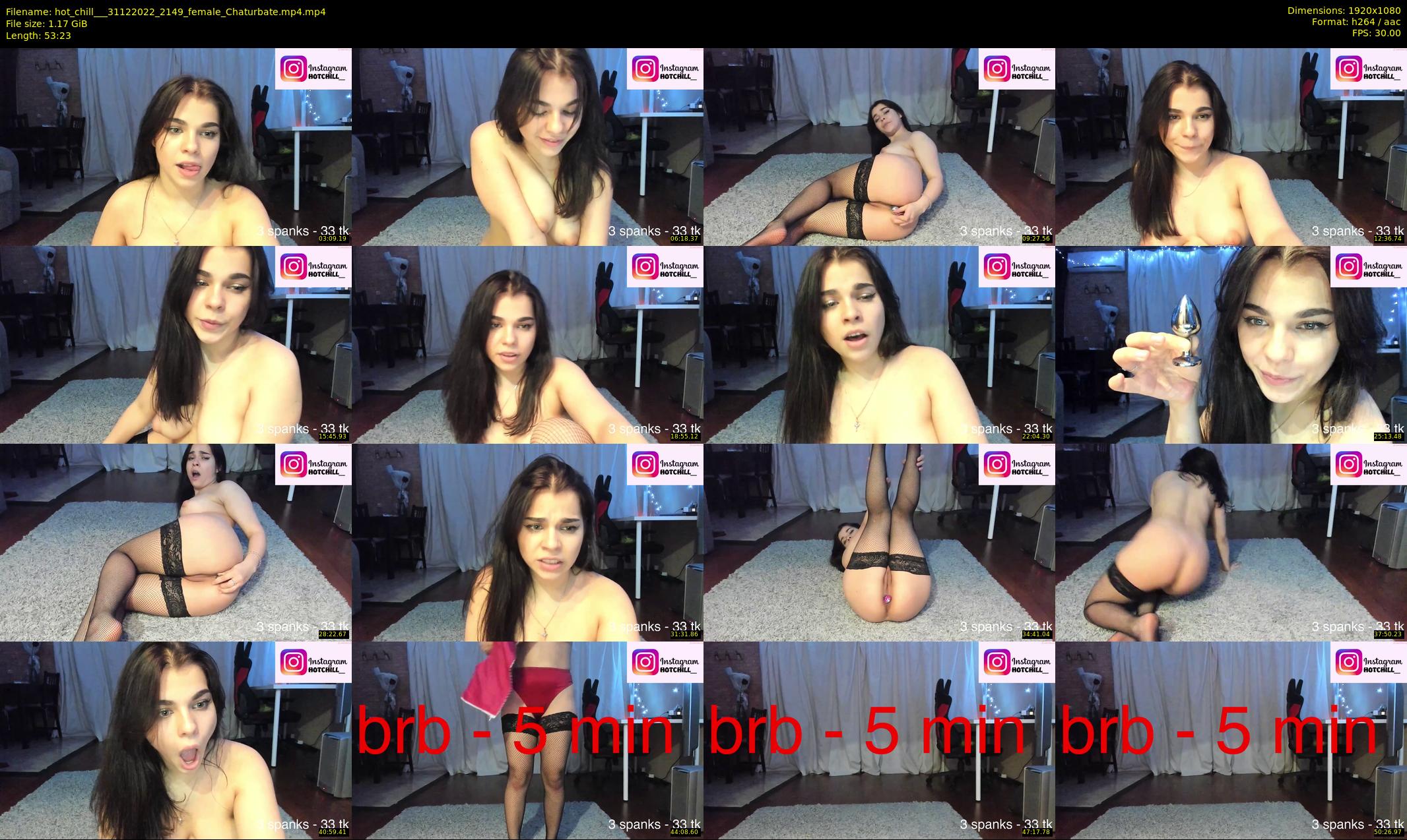 hot_chill__ — 54 minute Chaturbate female cam show recording, 1080p, Dec 31, 2022