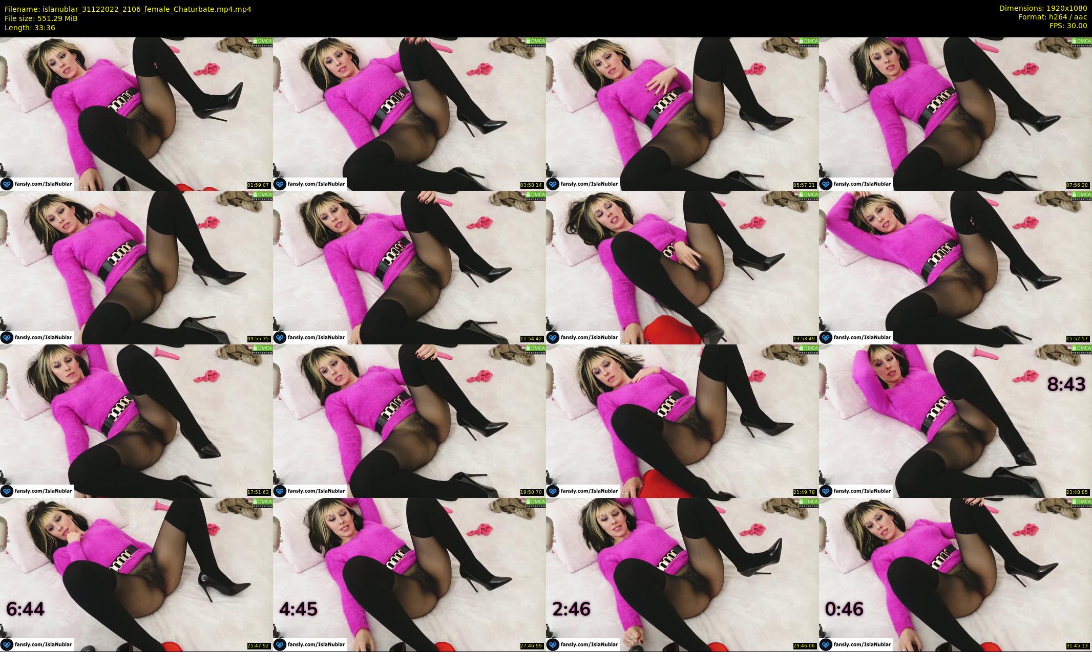 islanublar — 34 minute Chaturbate female cam show recording, 1080p, Dec 31, 2022