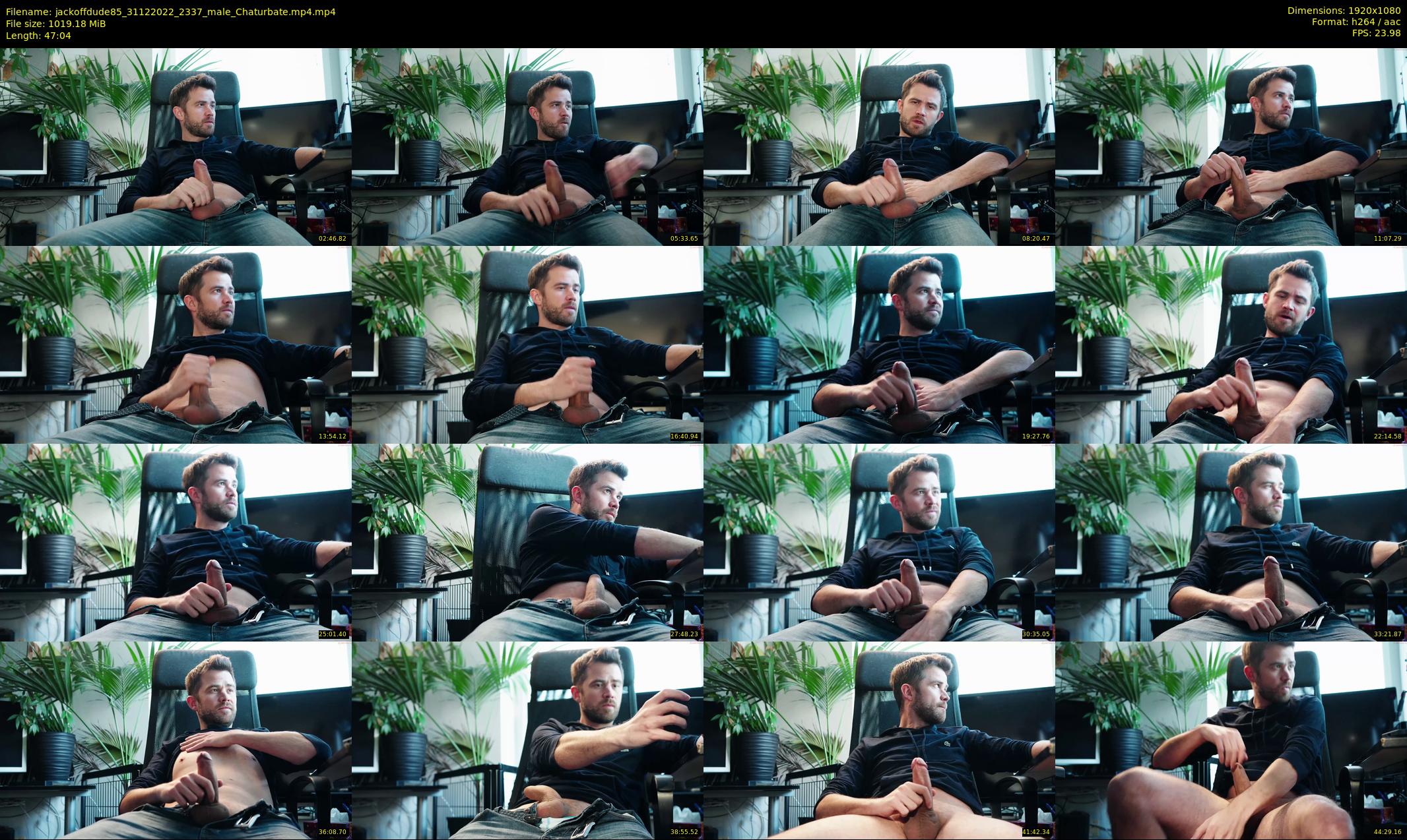 jackoffdude85 — 48 minute Chaturbate male cam show recording, 1080p, Dec 31, 2022