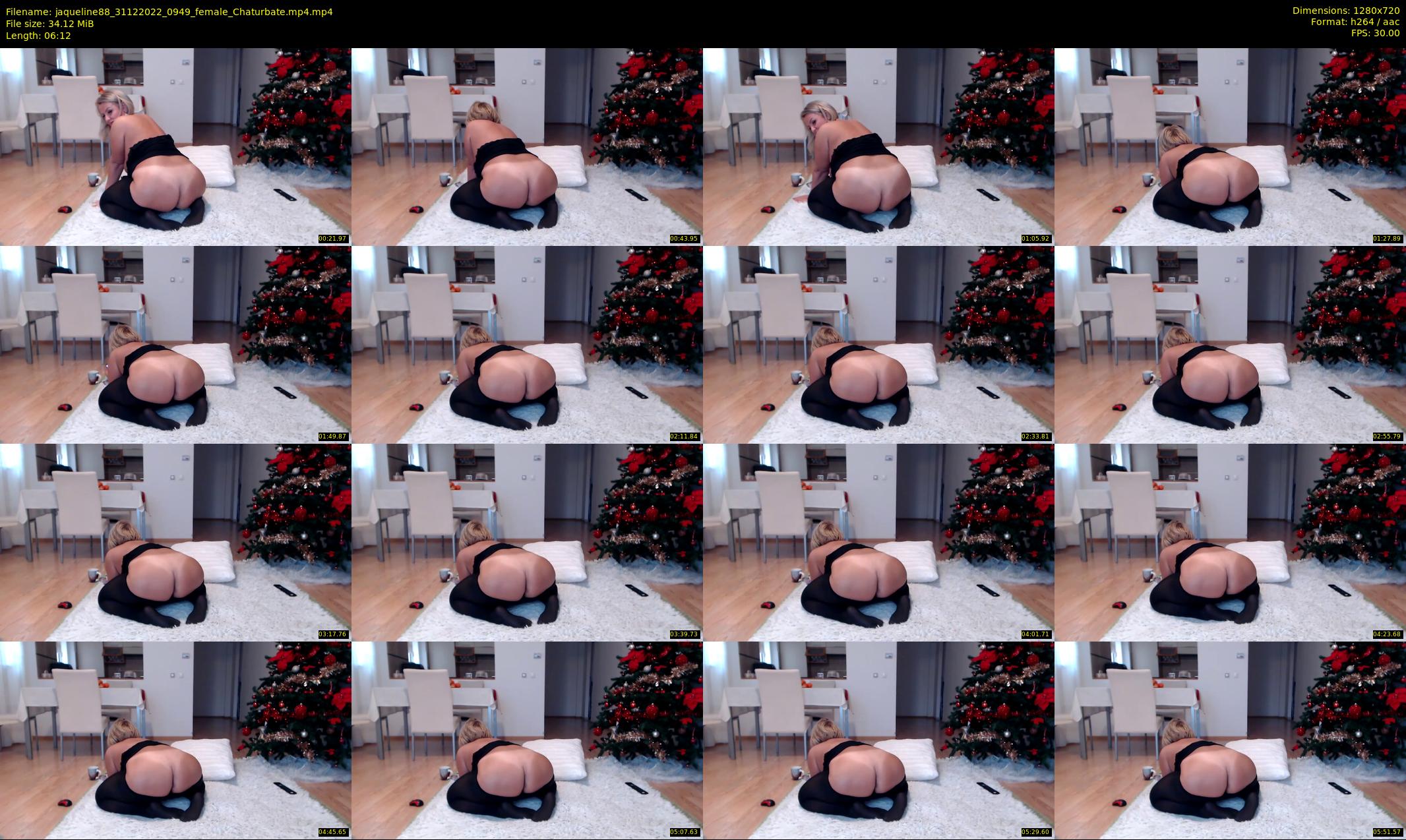 jaqueline88 — 7 minute Chaturbate female cam show recording, 720p, Dec 31, 2022