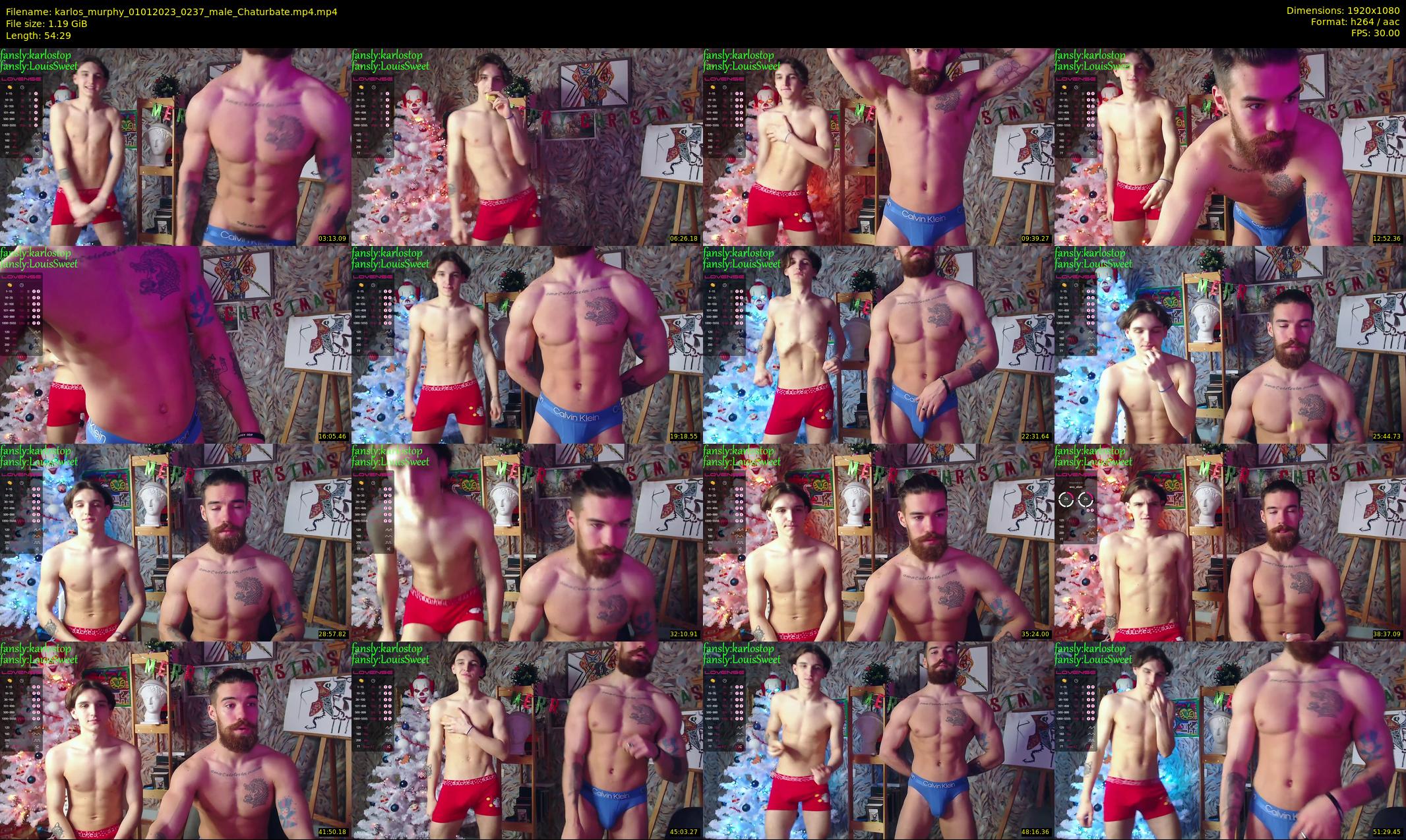 karlos_murphy — 55 minute Chaturbate male cam show recording, 1080p, Jan 1, 2023