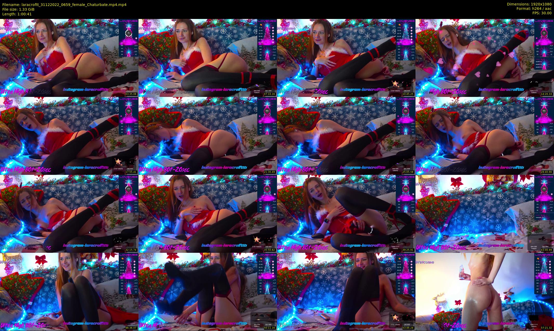 laracroftt — 61 minute Chaturbate female cam show recording, 1080p, Dec 31, 2022