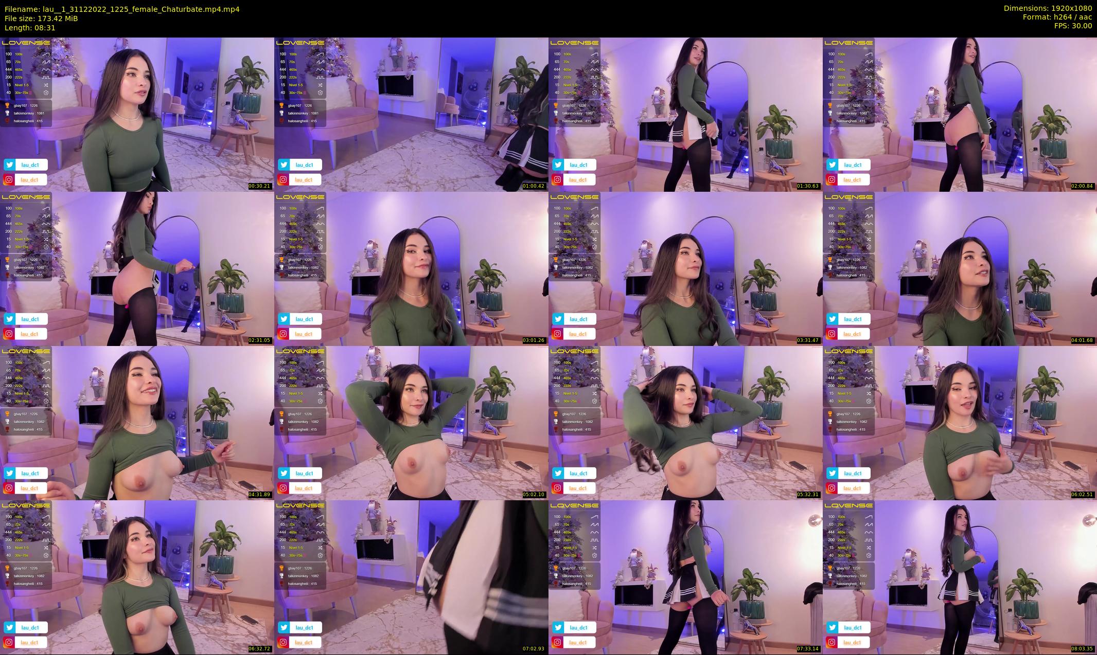 lau__1 — 9 minute Chaturbate female cam show recording, 1080p, Dec 31, 2022