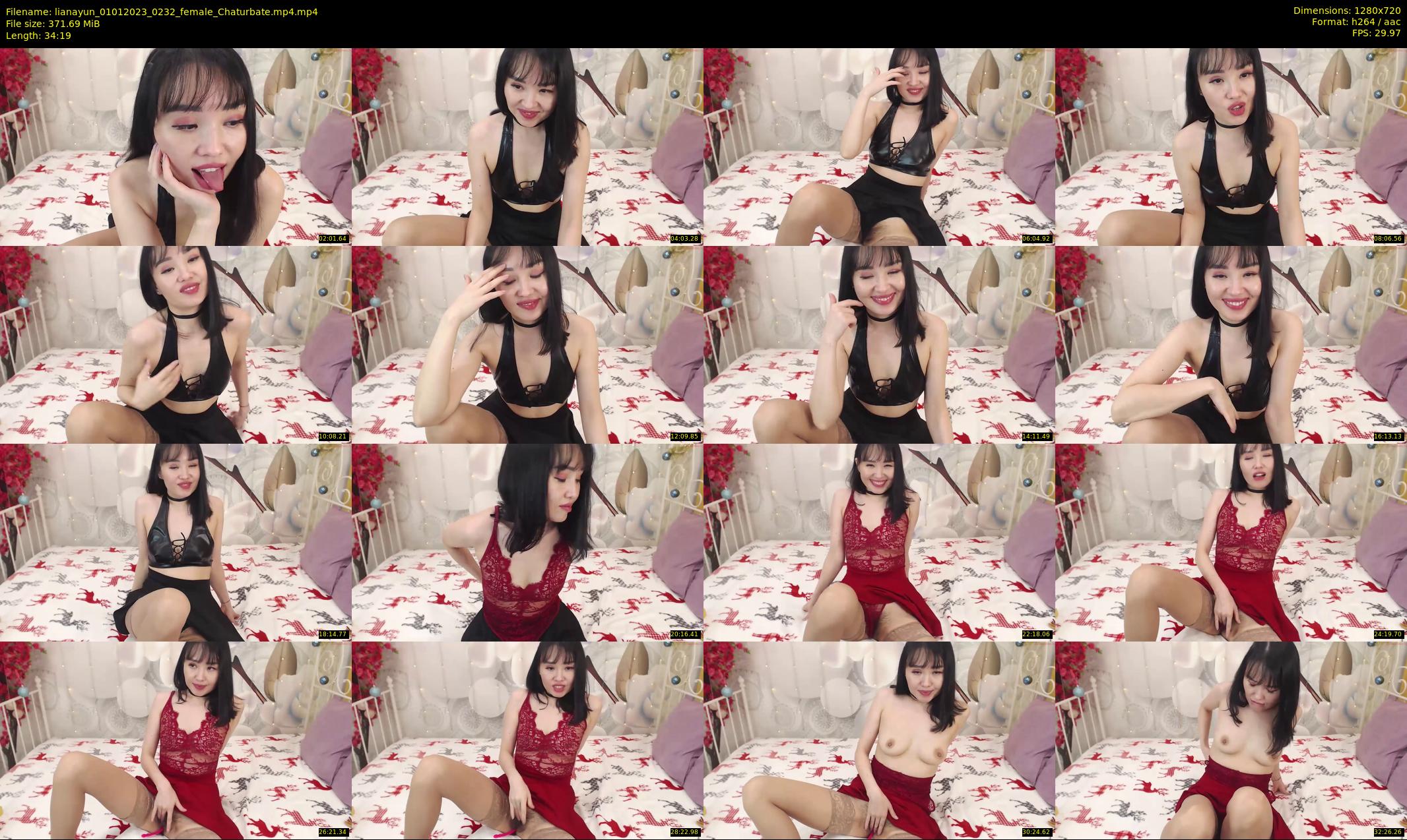lianayun — 35 minute Chaturbate female cam show recording, 720p, Jan 1, 2023