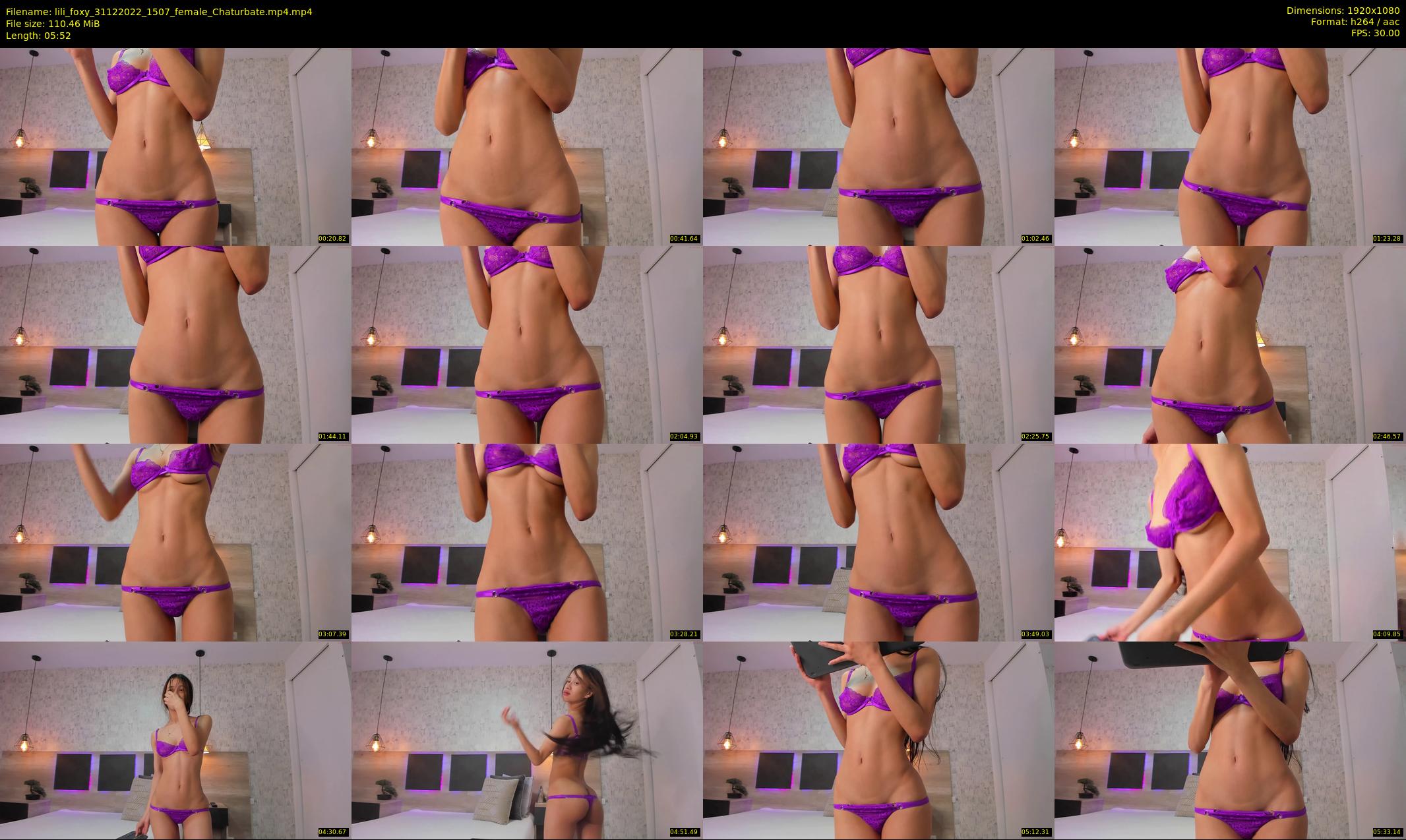 lili_foxy — 6 minute Chaturbate female cam show recording, 1080p, Dec 31, 2022