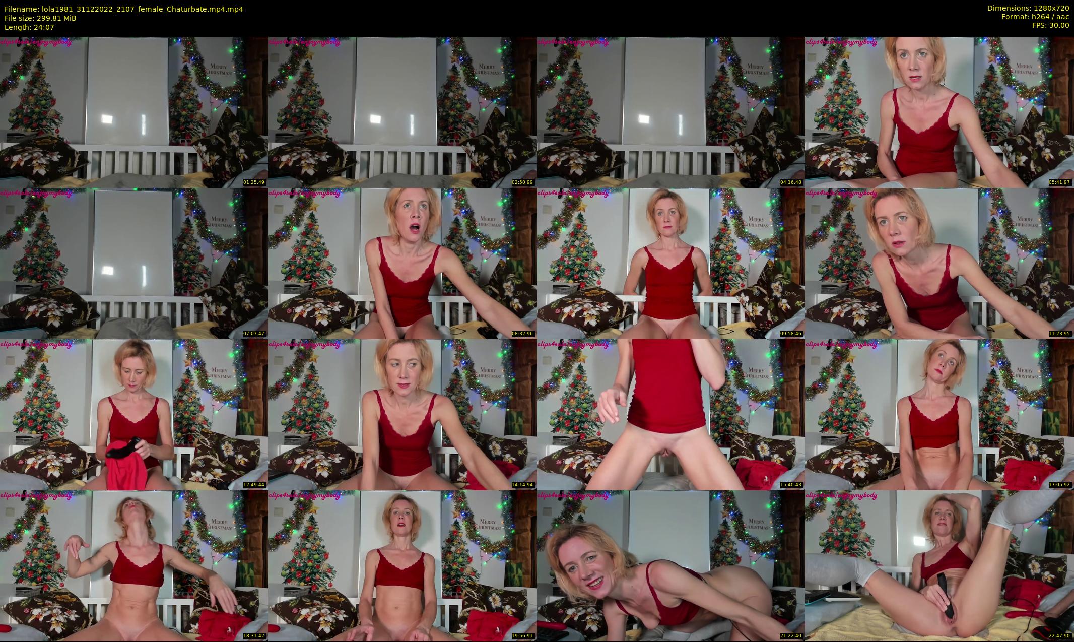 lola1981 — 25 minute Chaturbate female cam show recording, 720p, Dec 31, 2022
