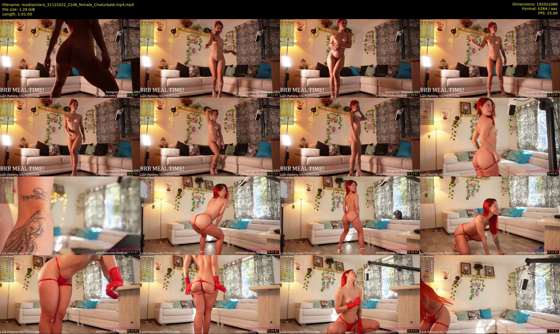 madisonlara — 61 minute Chaturbate female cam show recording, 1080p, Dec 31, 2022