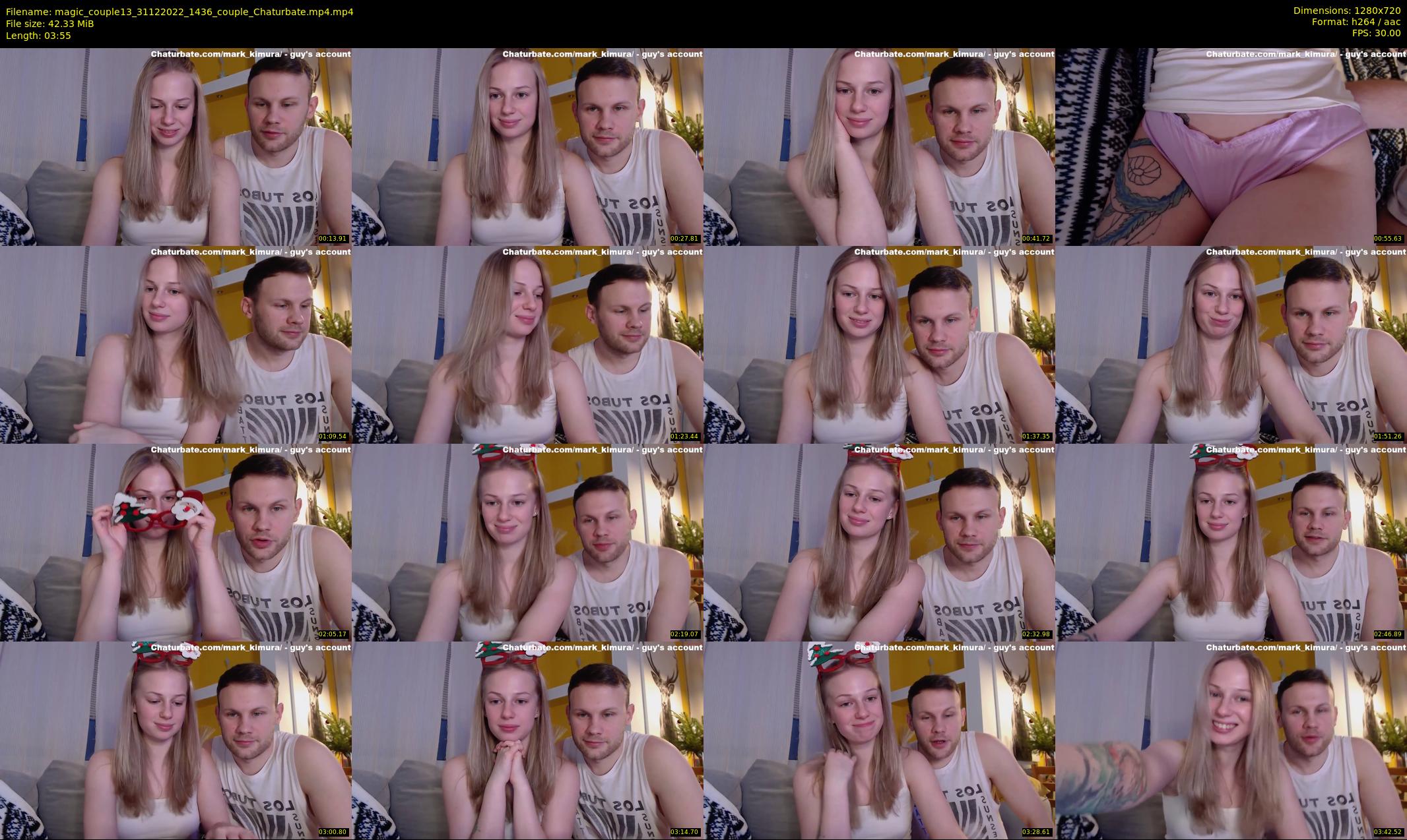 magic_couple13 — 4 minute Chaturbate couple cam show recording, 720p, Dec 31, 2022