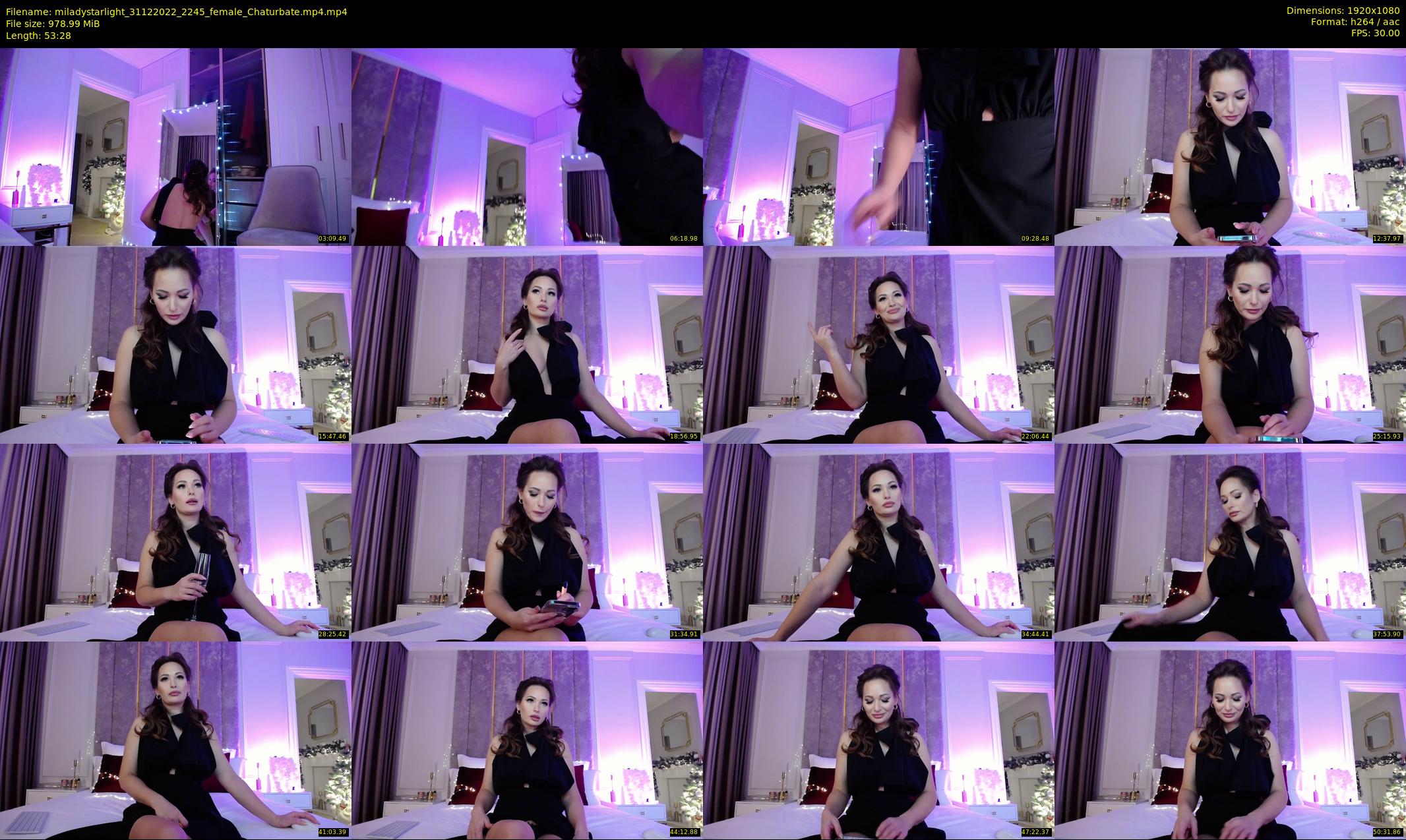 miladystarlight — 54 minute Chaturbate female cam show recording, 1080p, Dec 31, 2022