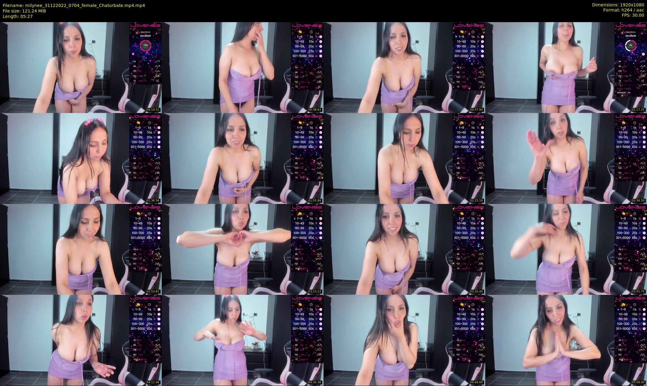 milynee — 6 minute Chaturbate female cam show recording, 1080p, Dec 31, 2022