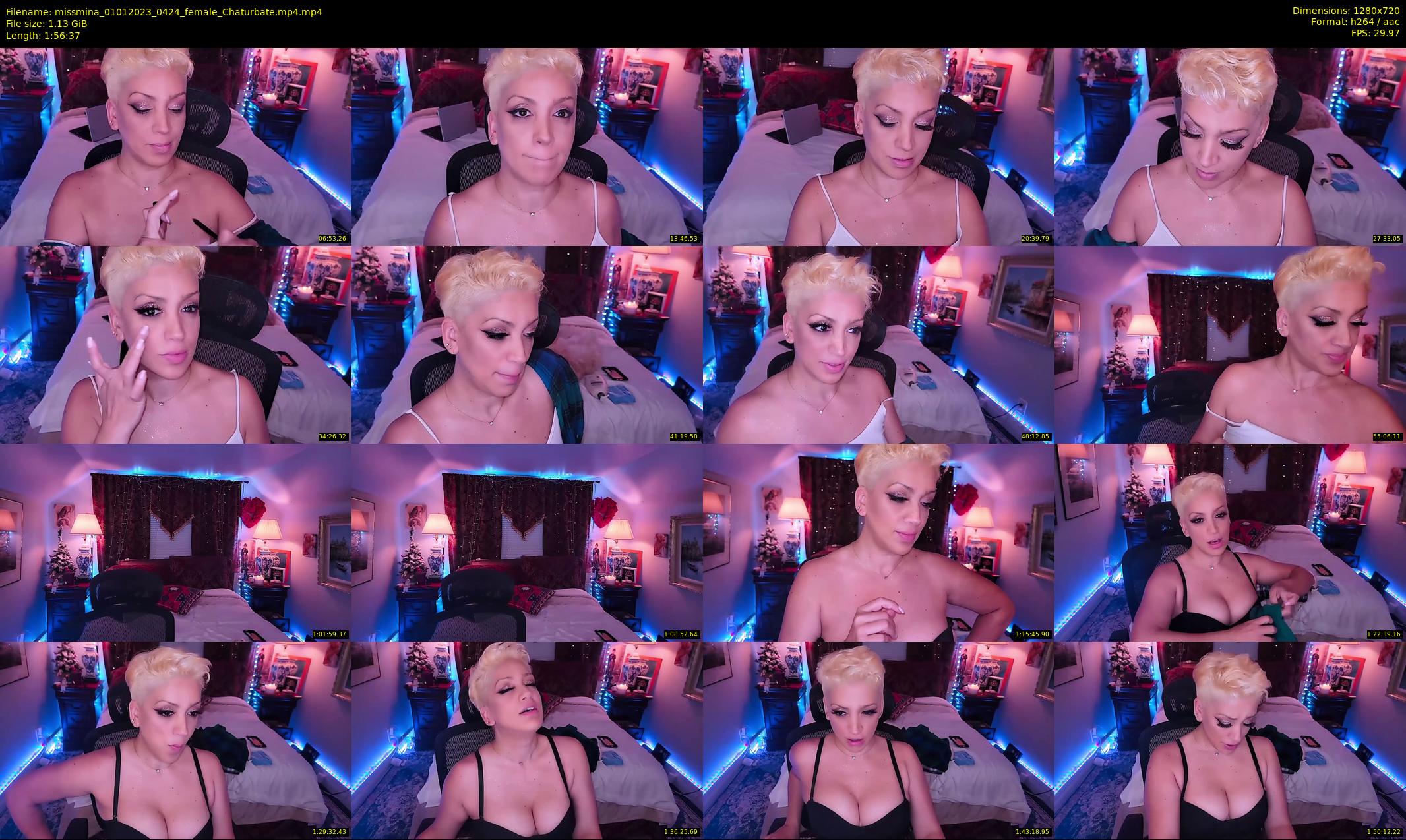 missmina — 117 minute Chaturbate female cam show recording, 720p, Jan 1, 2023