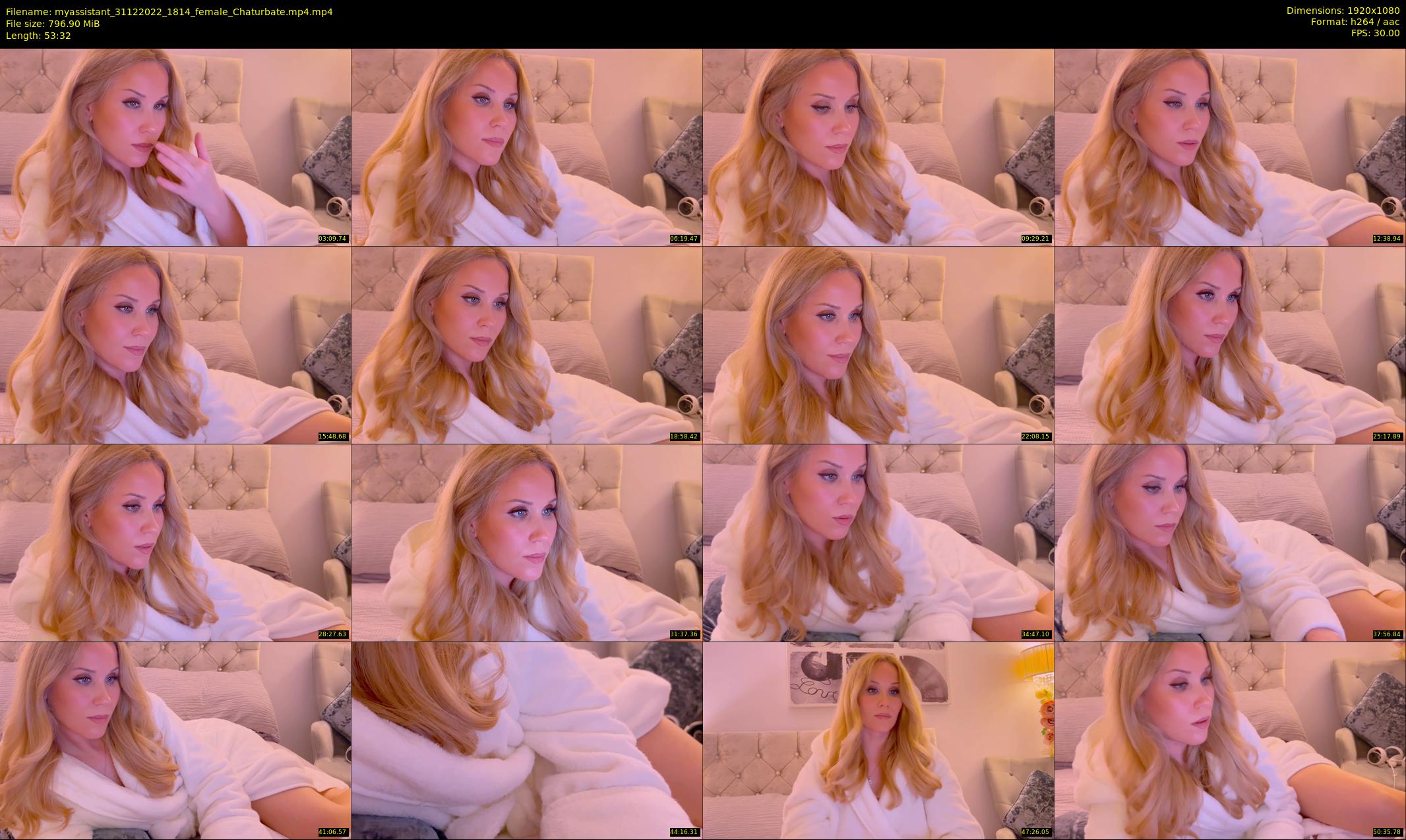 myassistant — 54 minute Chaturbate female cam show recording, 1080p, Dec 31, 2022