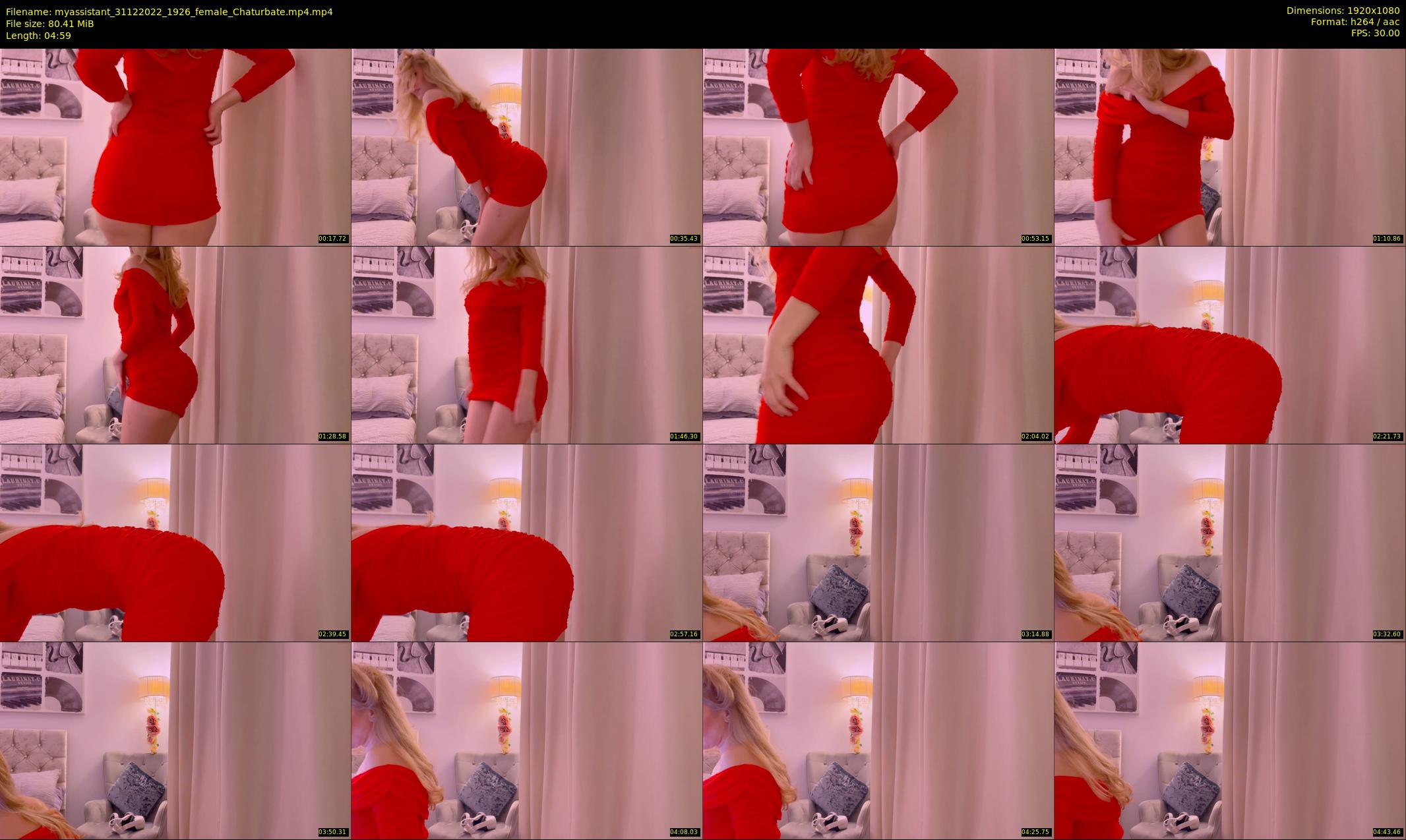 myassistant — 5 minute Chaturbate female cam show recording, 1080p, Dec 31, 2022