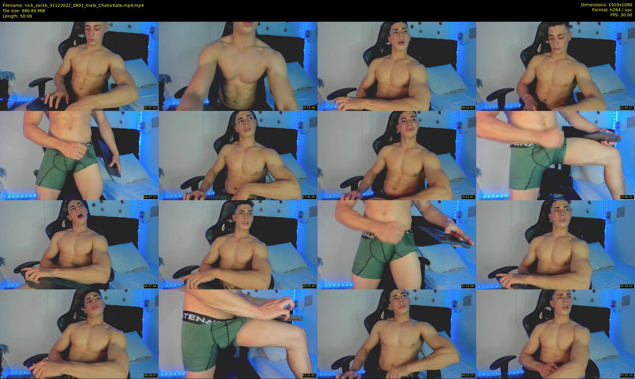 nick_zackk — 51 minute Chaturbate male cam show recording, 1080p, Dec 31, 2022