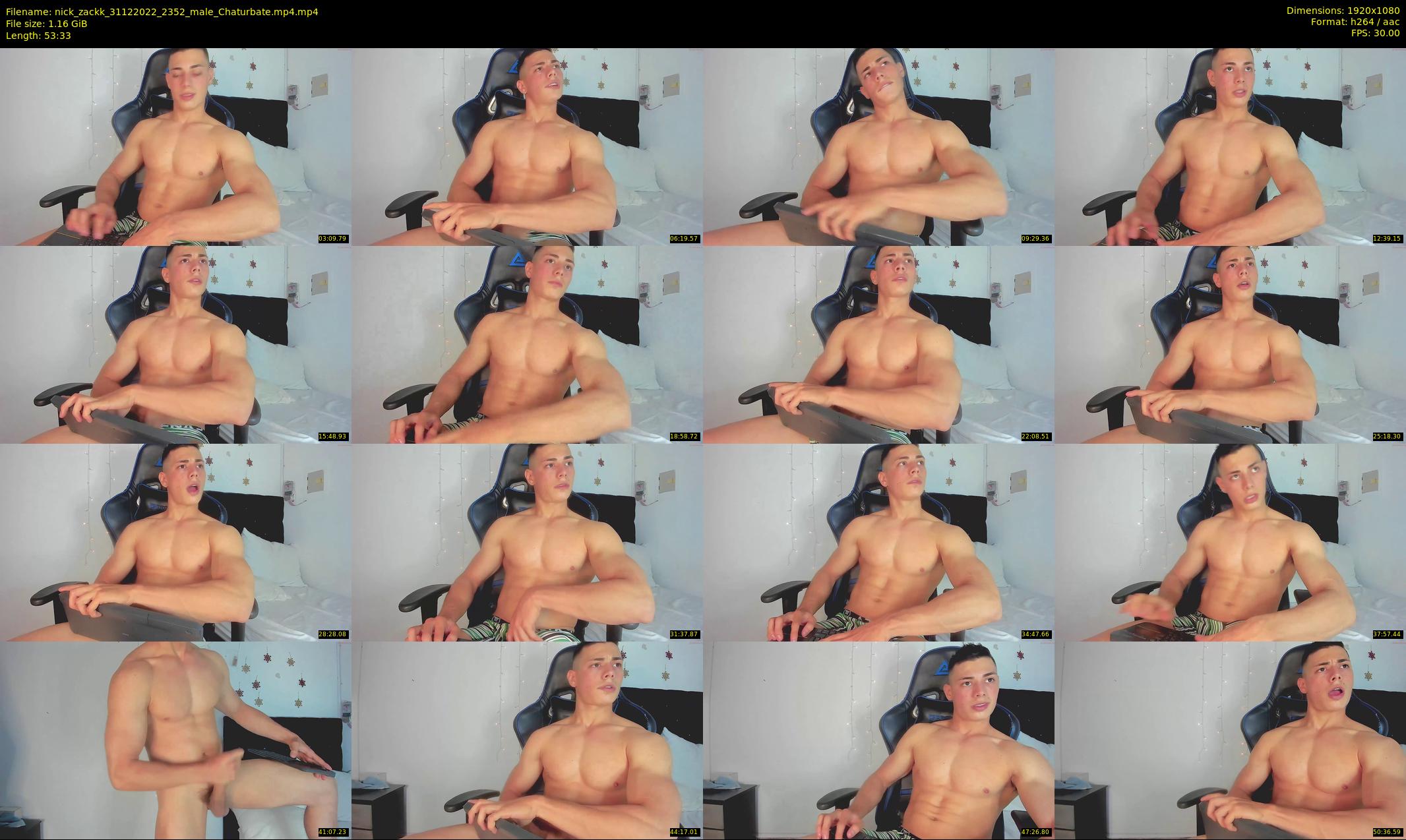 nick_zackk — 54 minute Chaturbate male cam show recording, 1080p, Dec 31, 2022
