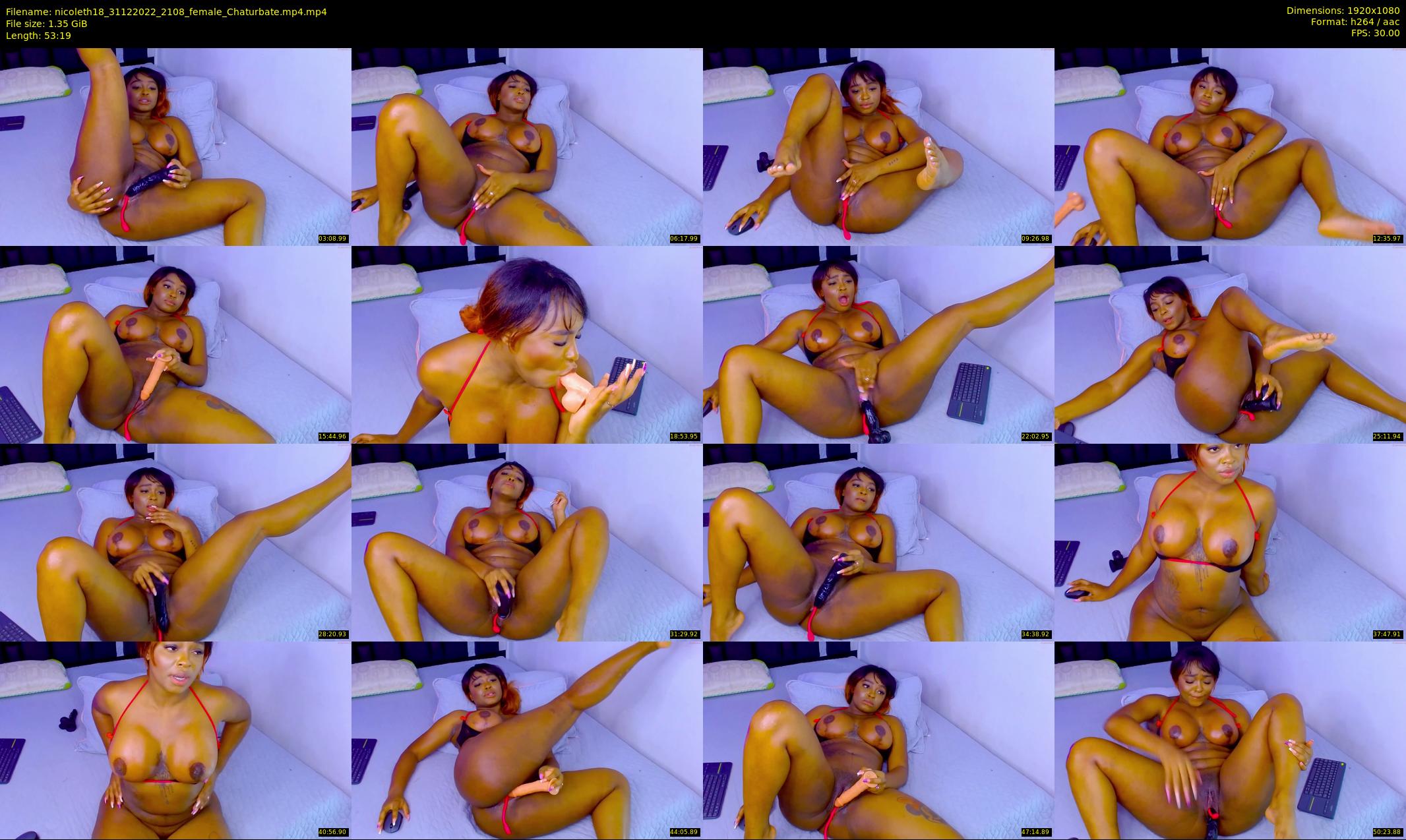 nicoleth18 — 54 minute Chaturbate female cam show recording, 1080p, Dec 31, 2022
