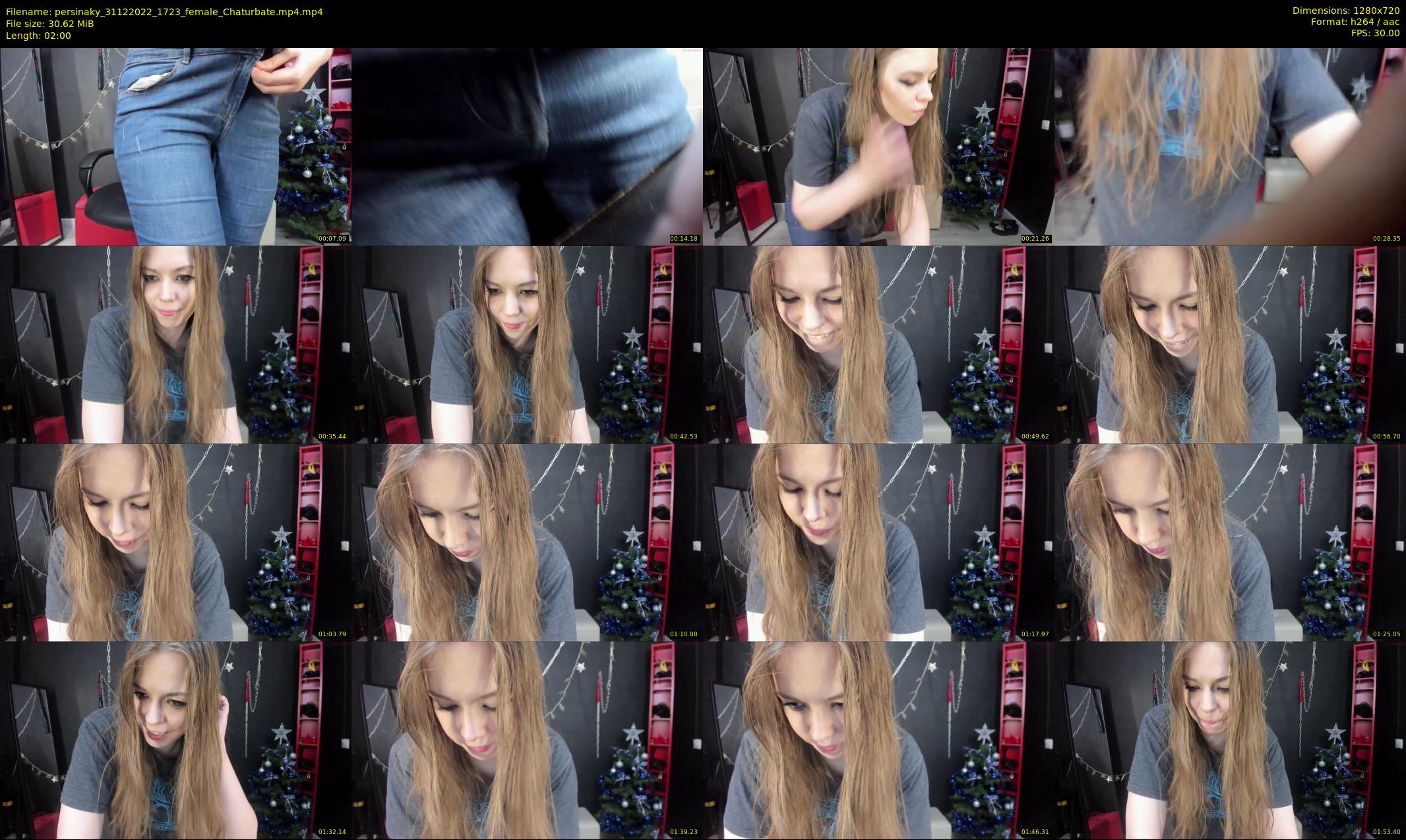 persinaky — 2 minute Chaturbate female cam show recording, 720p, Dec 31, 2022
