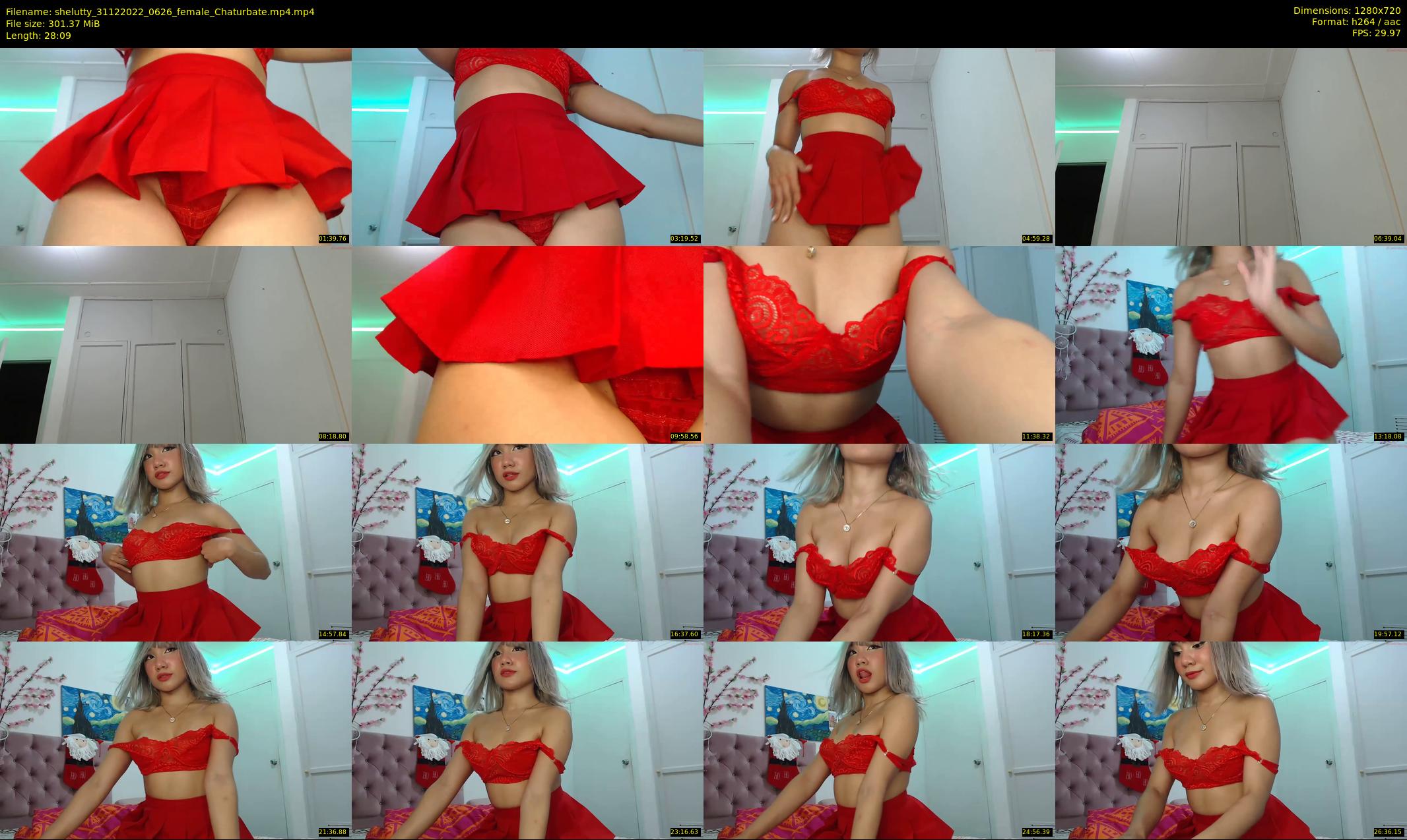 shelutty — 29 minute Chaturbate female cam show recording, 720p, Dec 31, 2022