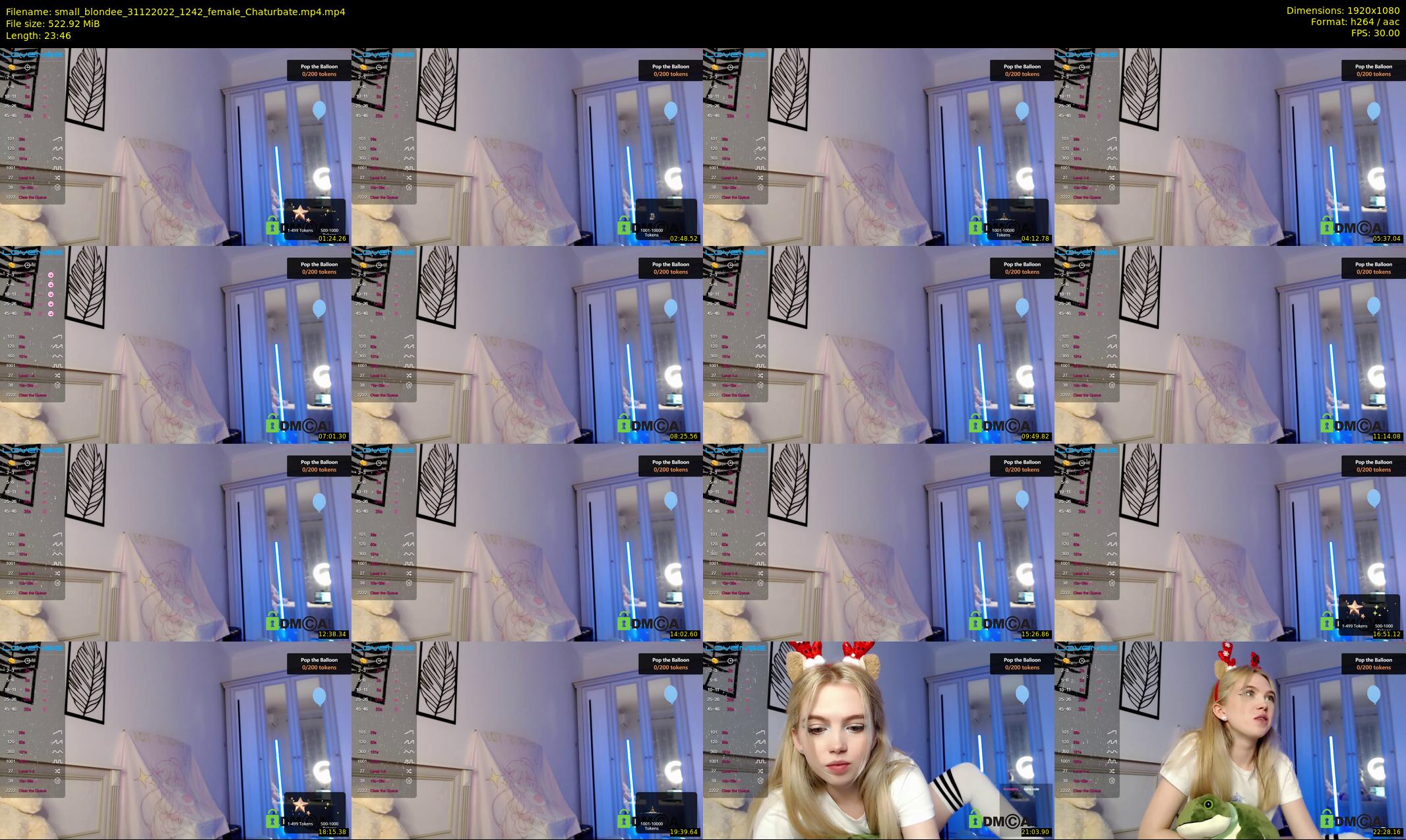 small_blondee — 24 minute Chaturbate female cam show recording, 1080p, Dec 31, 2022