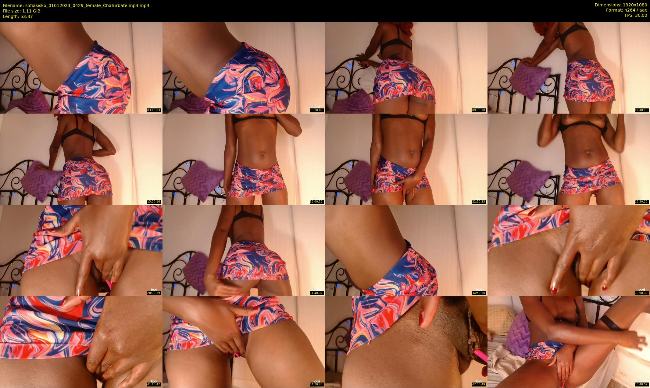 sofiasisko — 54 minute Chaturbate female cam show recording, 1080p, Jan 1, 2023