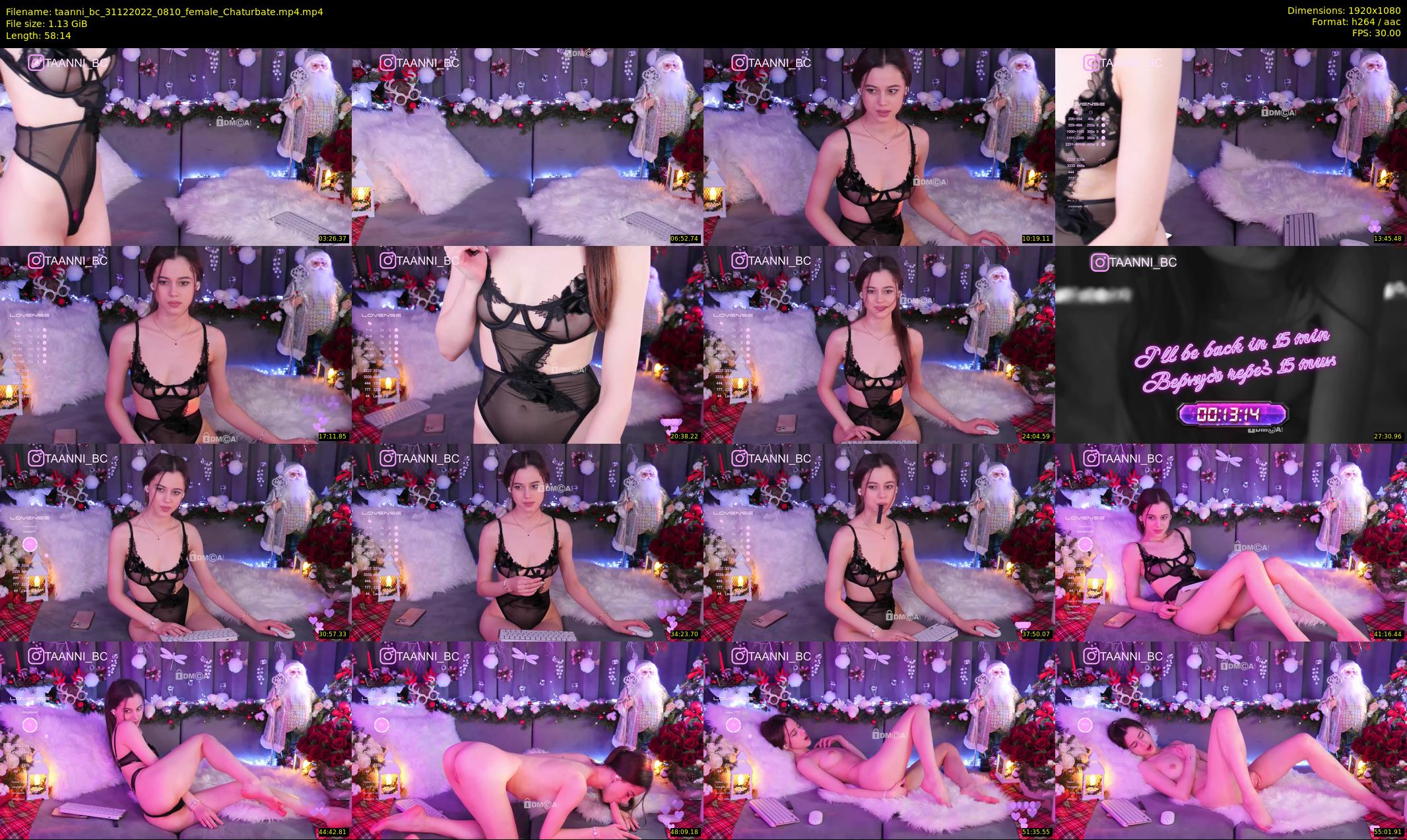 taanni_bc — 59 minute Chaturbate female cam show recording, 1080p, Dec 31, 2022