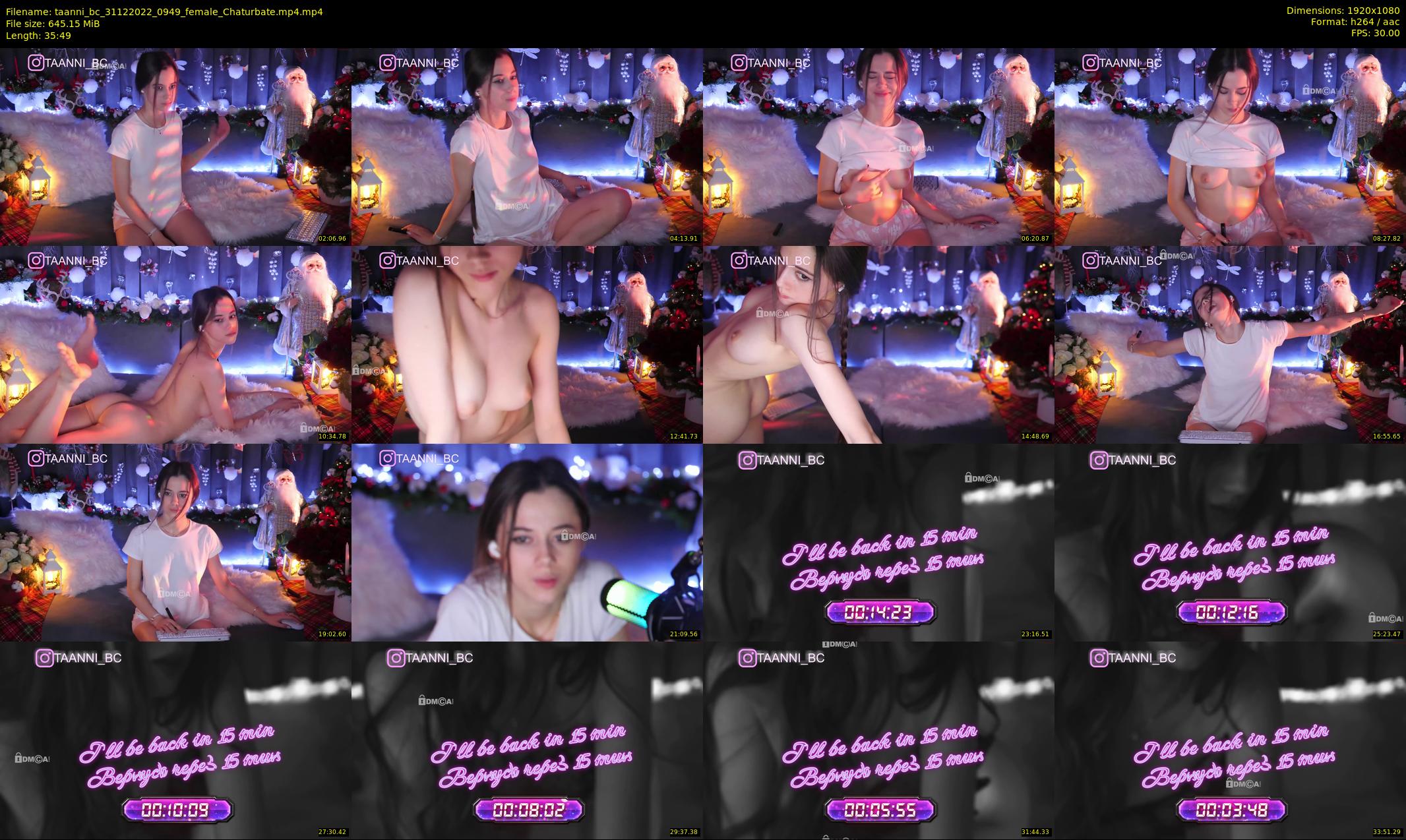 taanni_bc — 36 minute Chaturbate female cam show recording, 1080p, Dec 31, 2022