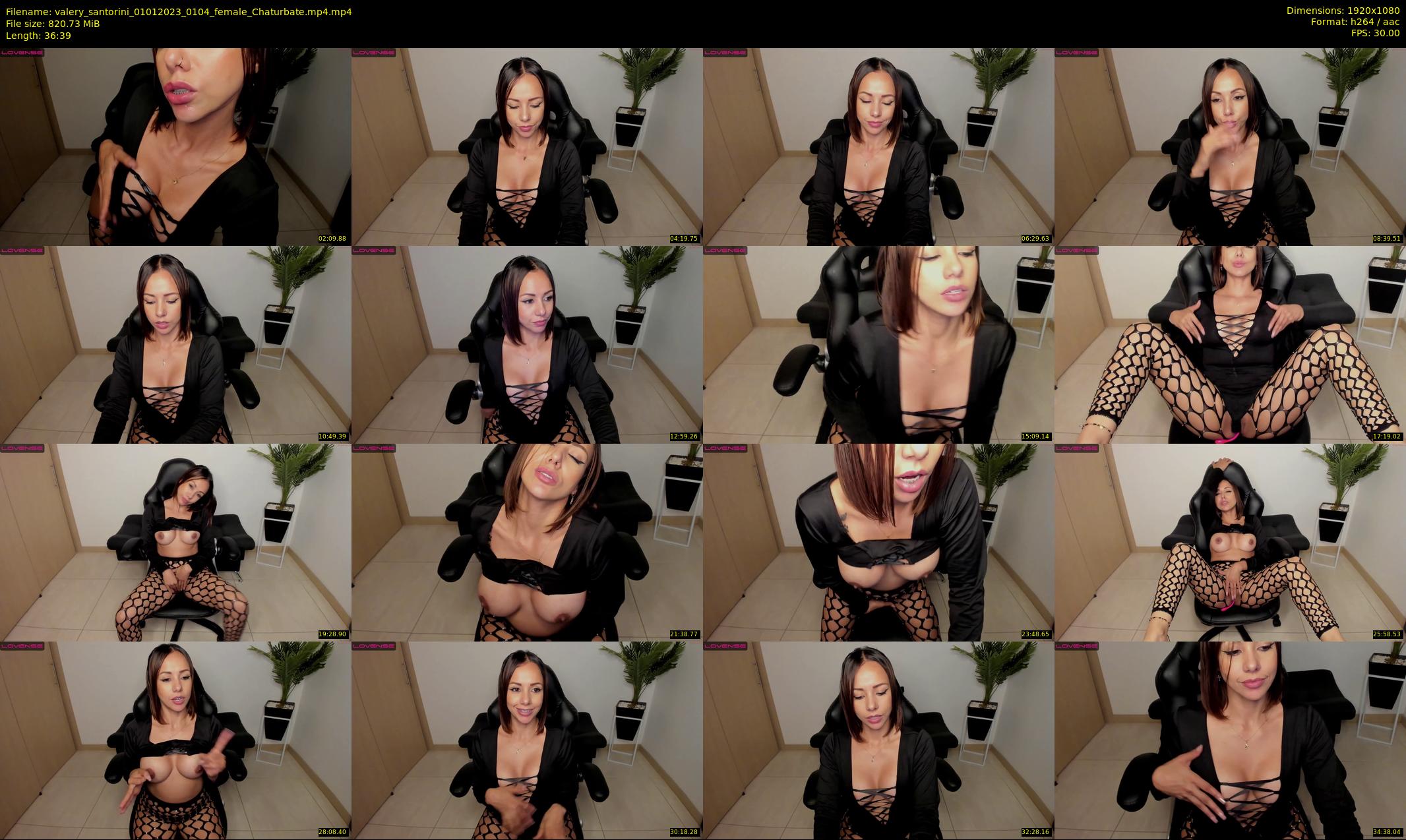 valery_santorini — 37 minute Chaturbate female cam show recording, 1080p, Jan 1, 2023