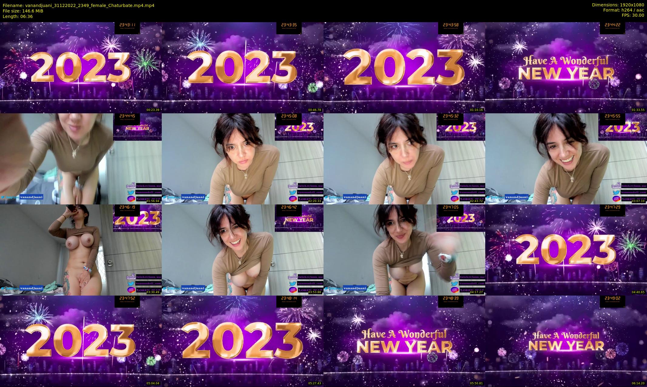 vanandjuani — 7 minute Chaturbate female cam show recording, 1080p, Dec 31, 2022