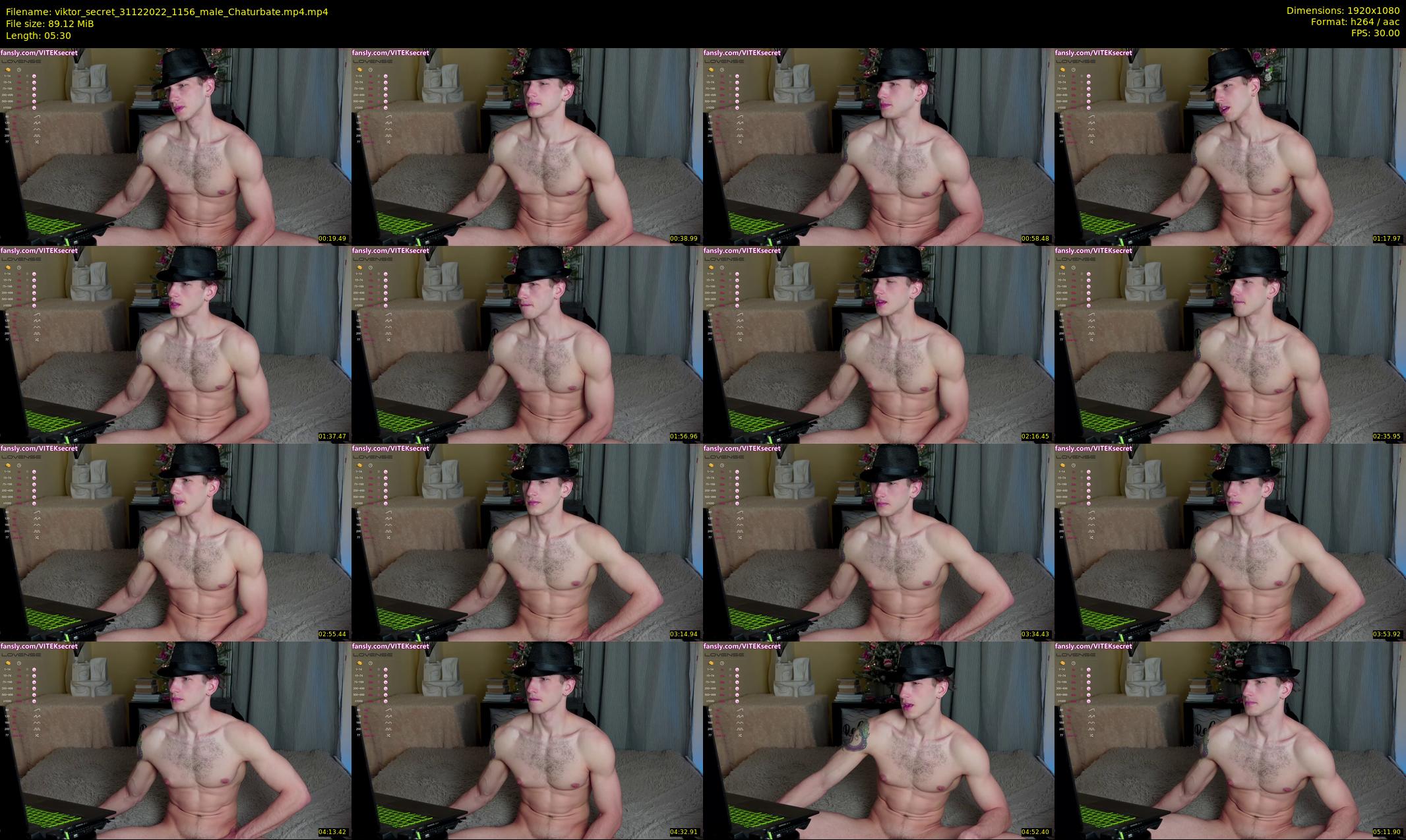 viktor_secret — 6 minute Chaturbate male cam show recording, 1080p, Dec 31, 2022