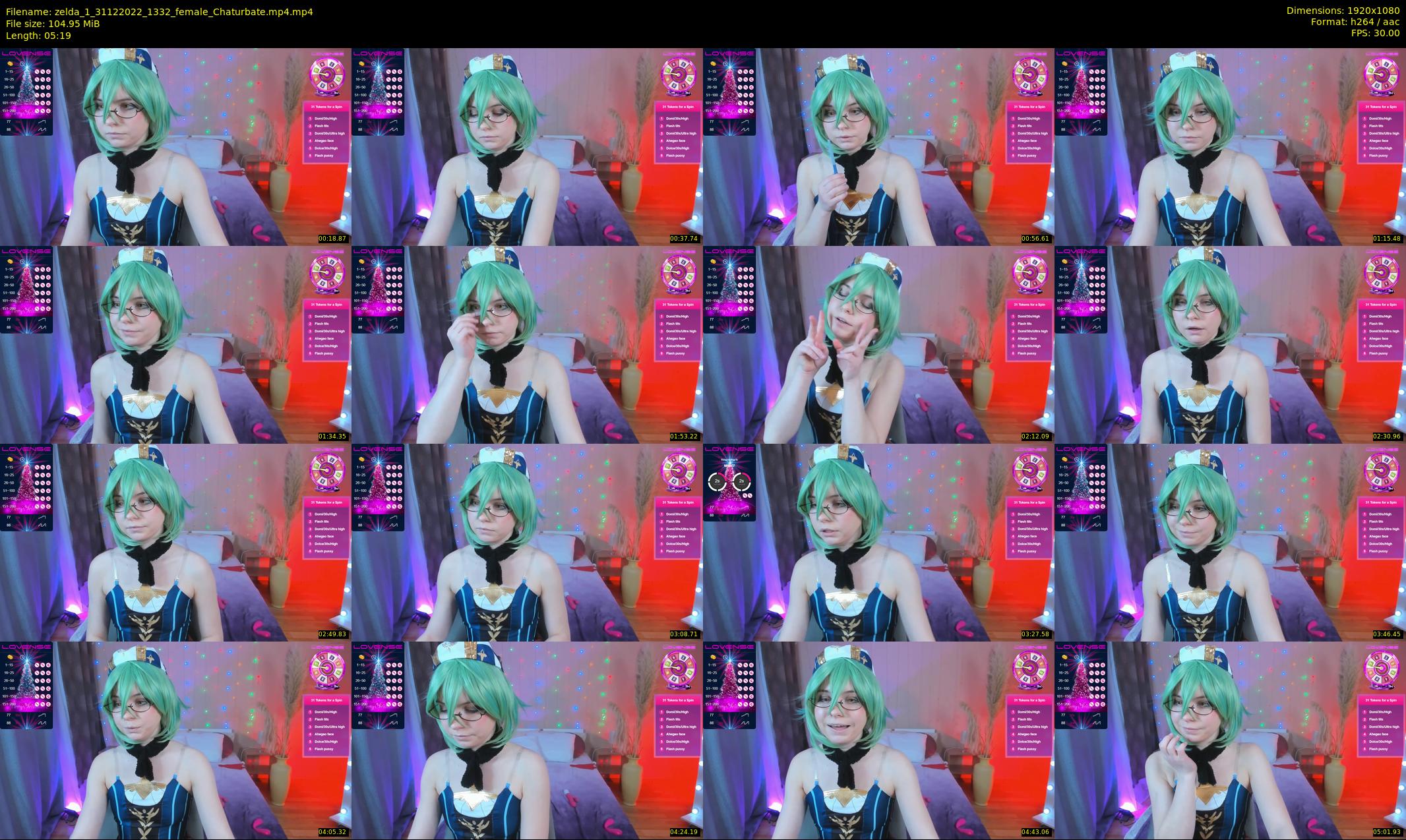 zelda_1 — 6 minute Chaturbate female cam show recording, 1080p, Dec 31, 2022