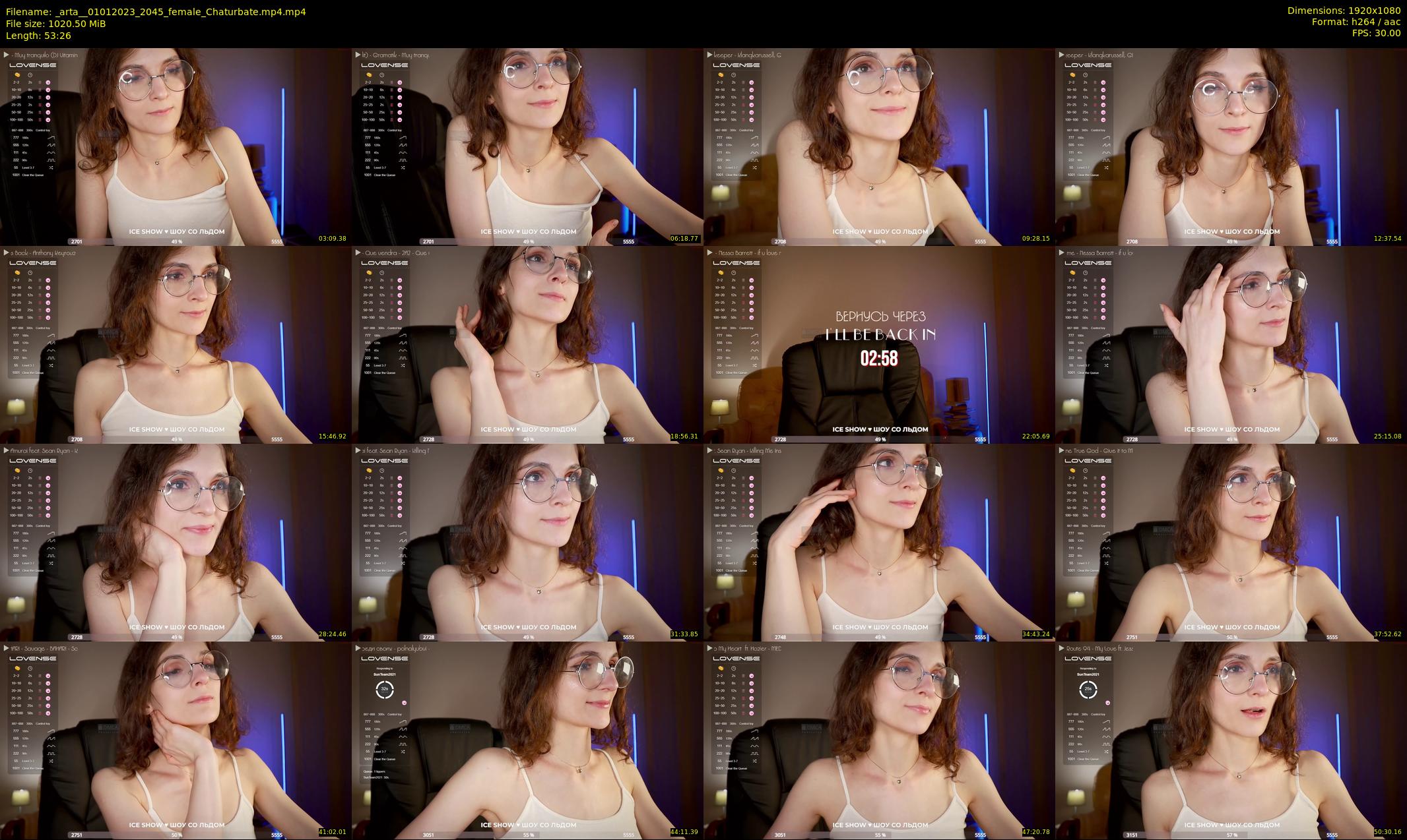 _arta_ — 54 minute Chaturbate female cam show recording, 1080p, Jan 1, 2023