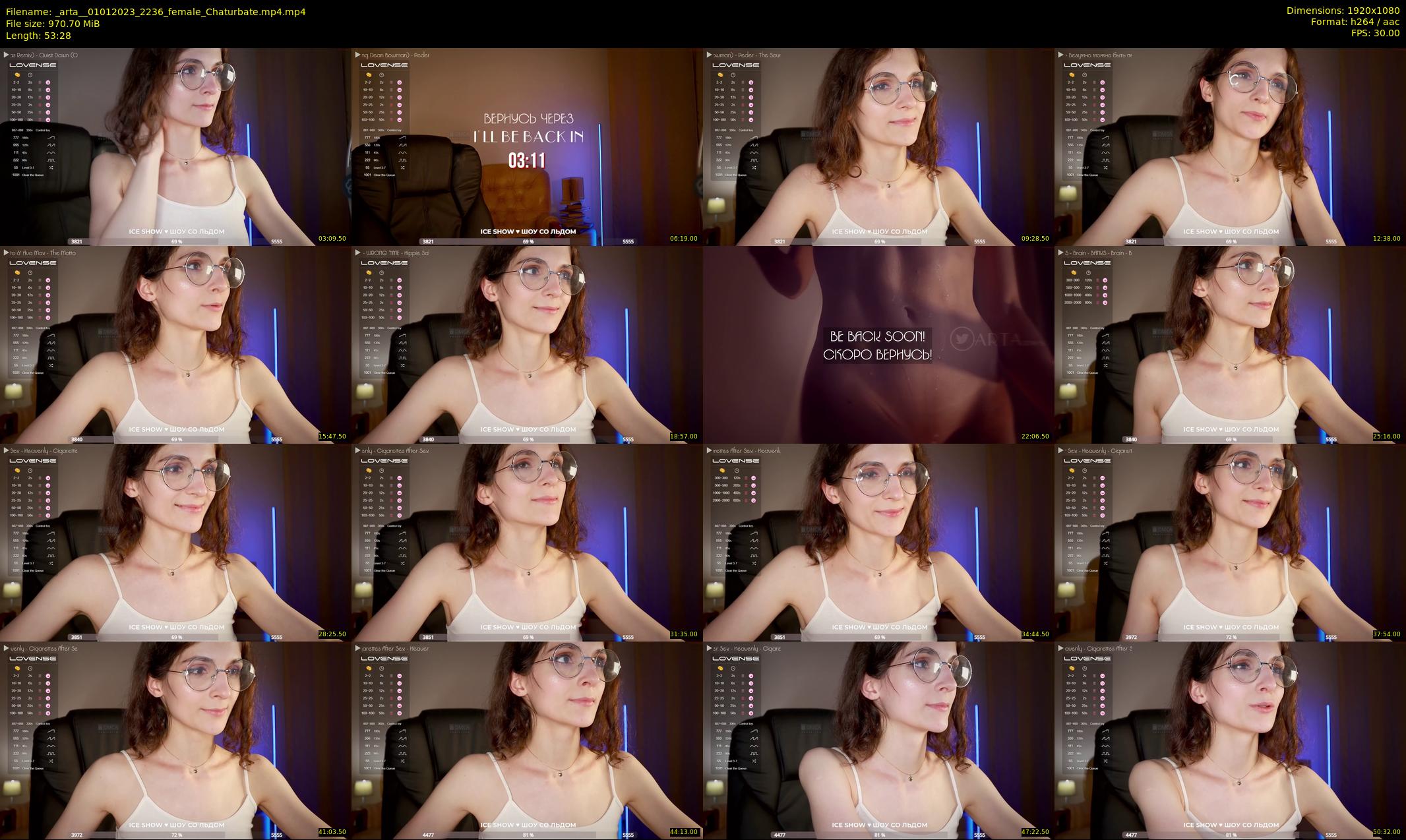 _arta_ — 54 minute Chaturbate female cam show recording, 1080p, Jan 1, 2023