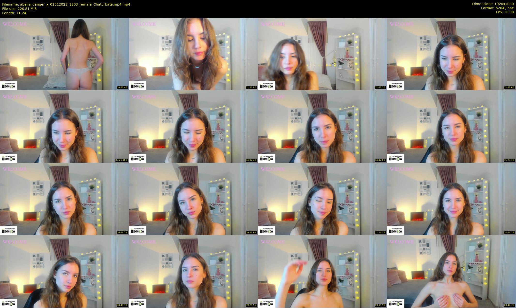 abella_danger_x — 12 minute Chaturbate female cam show recording, 1080p, Jan 1, 2023