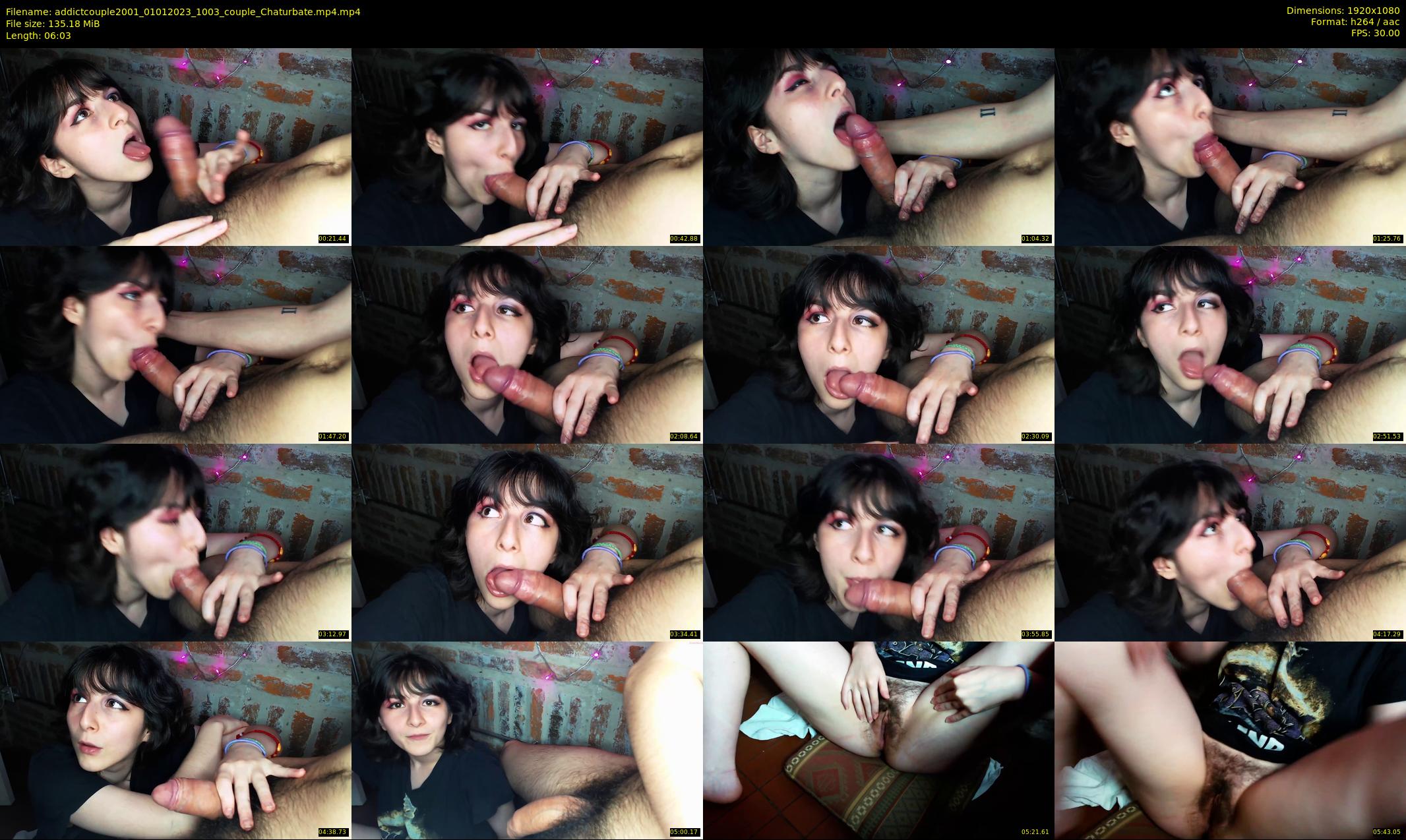 addictcouple2001 — 7 minute Chaturbate couple cam show recording, 1080p, Jan 1, 2023