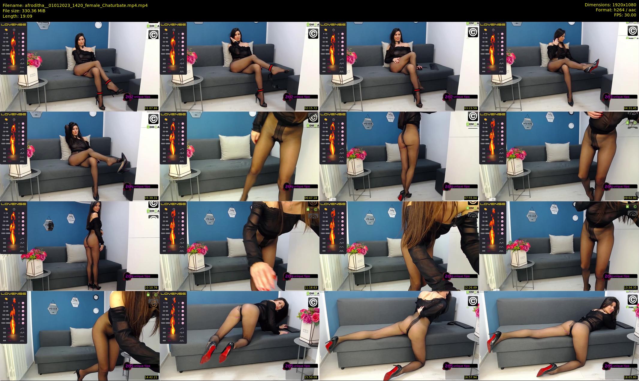 afroditha_ — 20 minute Chaturbate female cam show recording, 1080p, Jan 1, 2023