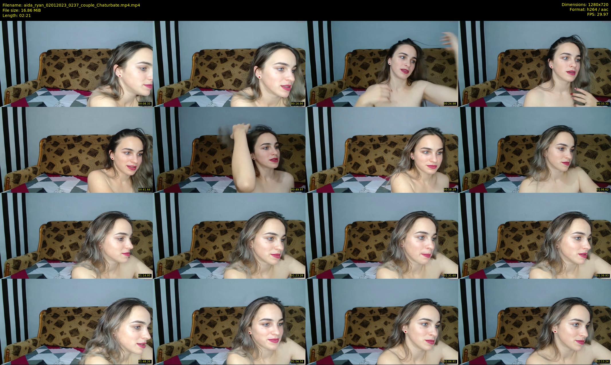 aida_ryan — 3 minute Chaturbate couple cam show recording, 720p, Jan 2, 2023