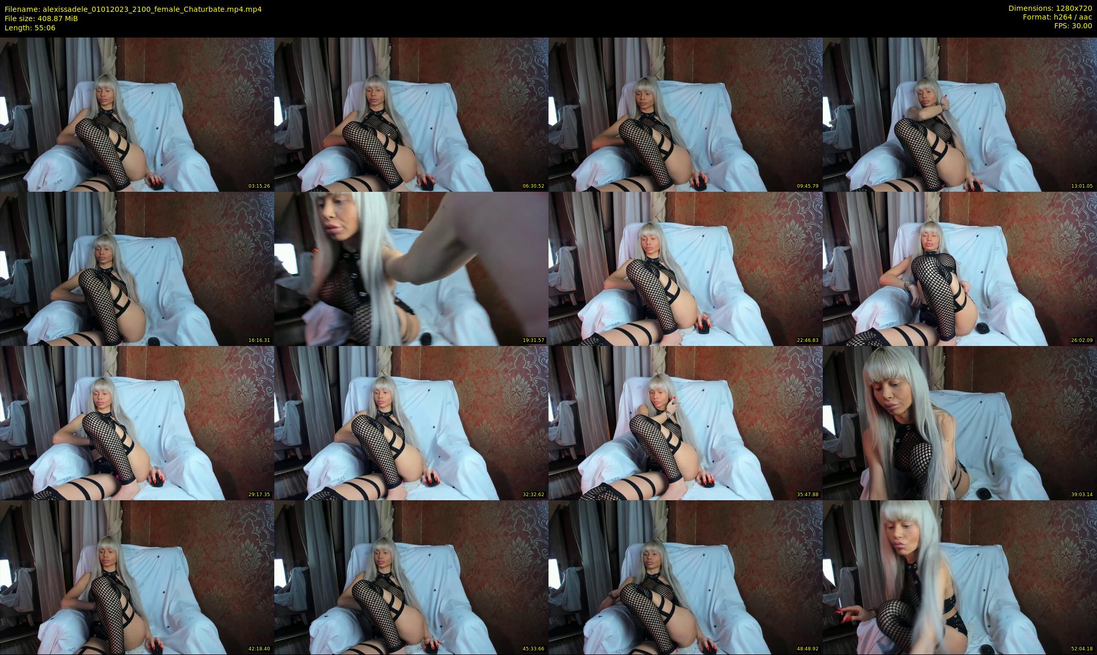alexissadele — 56 minute Chaturbate female cam show recording, 720p, Jan 1, 2023