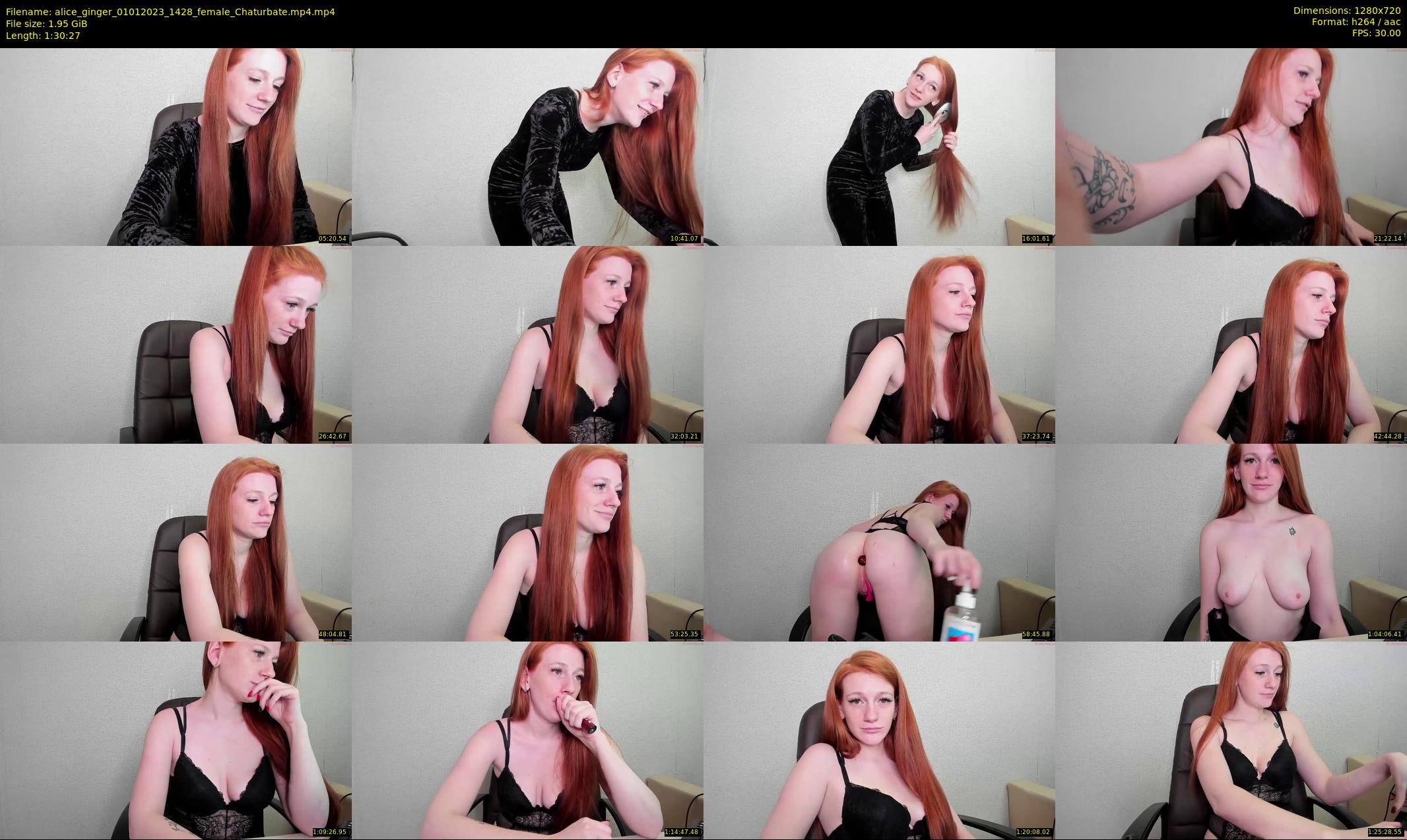 alice_ginger — 91 minute Chaturbate female cam show recording, 720p, Jan 1, 2023