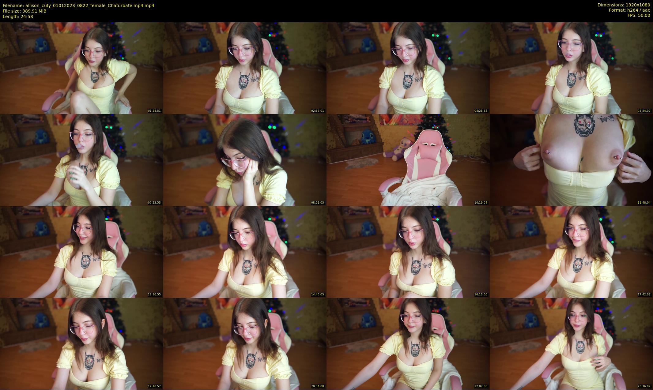 allison_cuty — 25 minute Chaturbate female cam show recording, 1080p, Jan 1, 2023