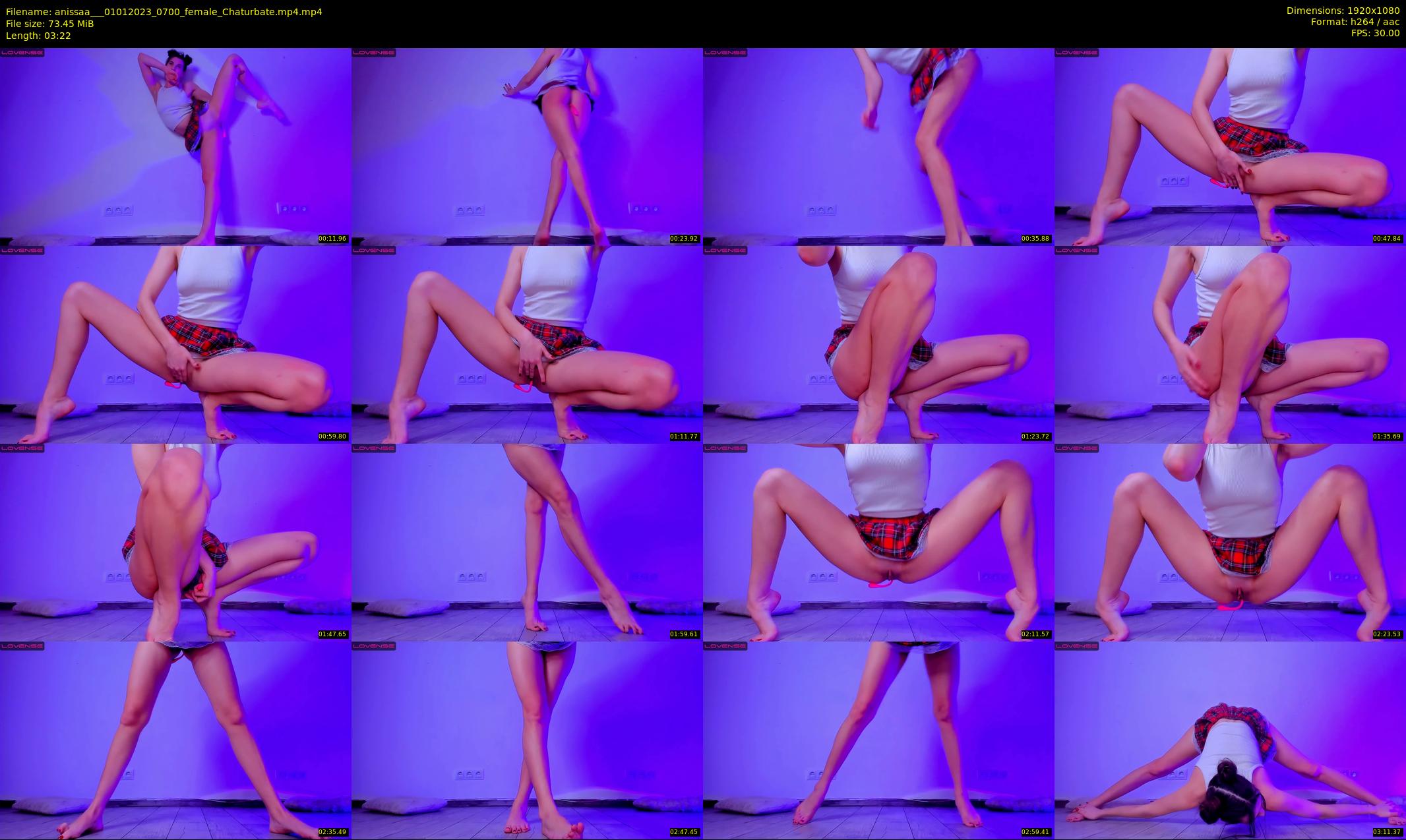 anissaa__ — 4 minute Chaturbate female cam show recording, 1080p, Jan 1, 2023
