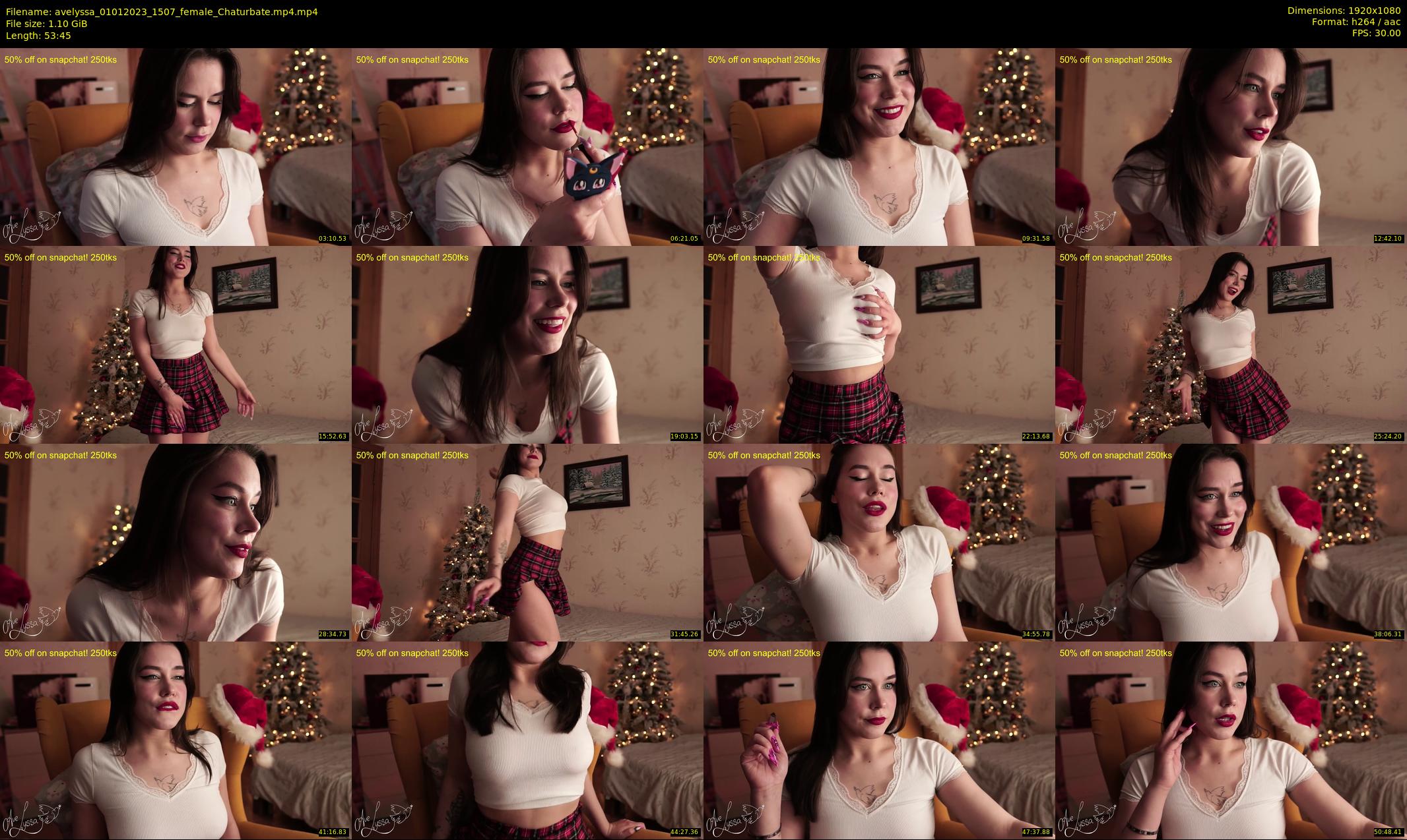 avelyssa — 54 minute Chaturbate female cam show recording, 1080p, Jan 1, 2023