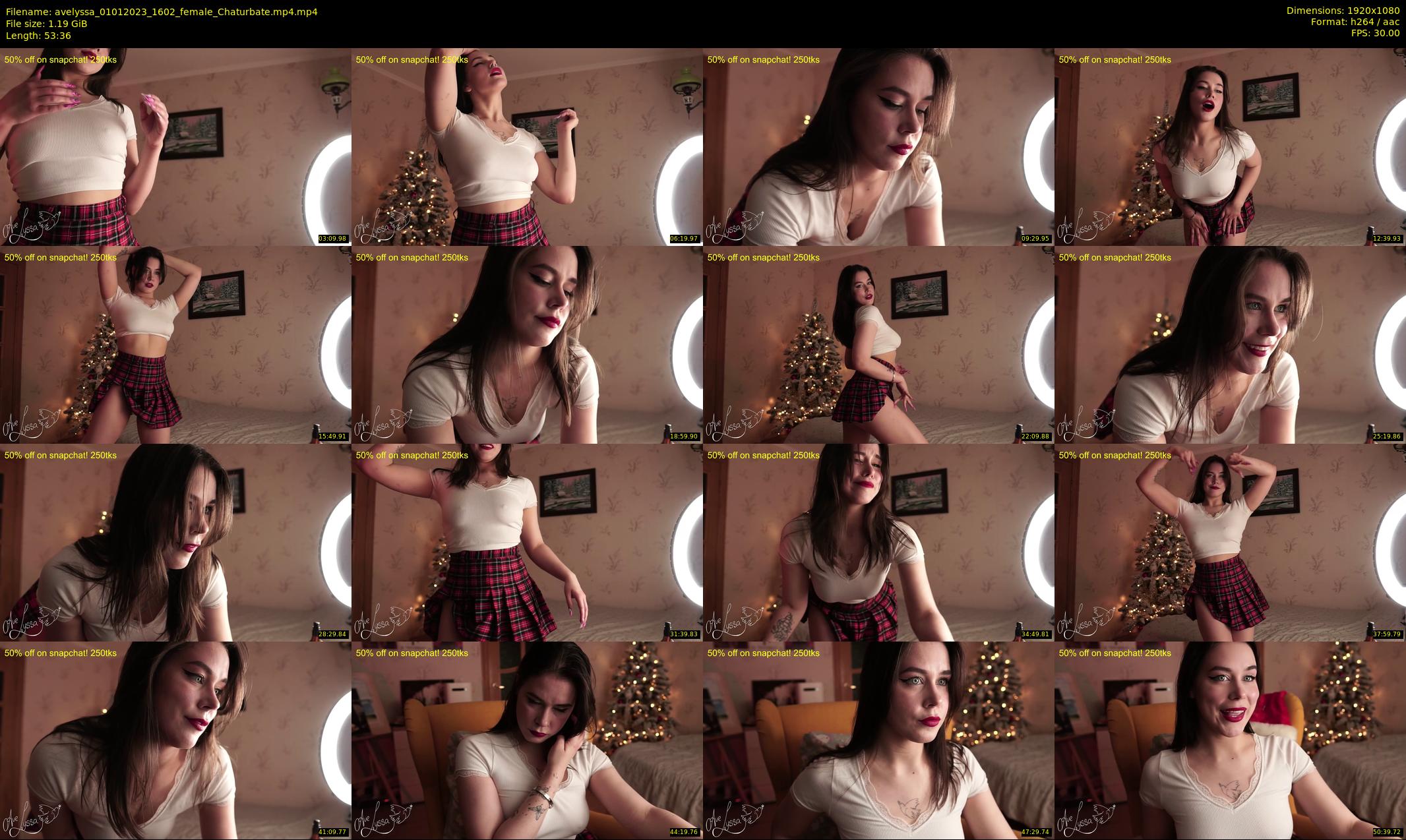 avelyssa — 54 minute Chaturbate female cam show recording, 1080p, Jan 1, 2023