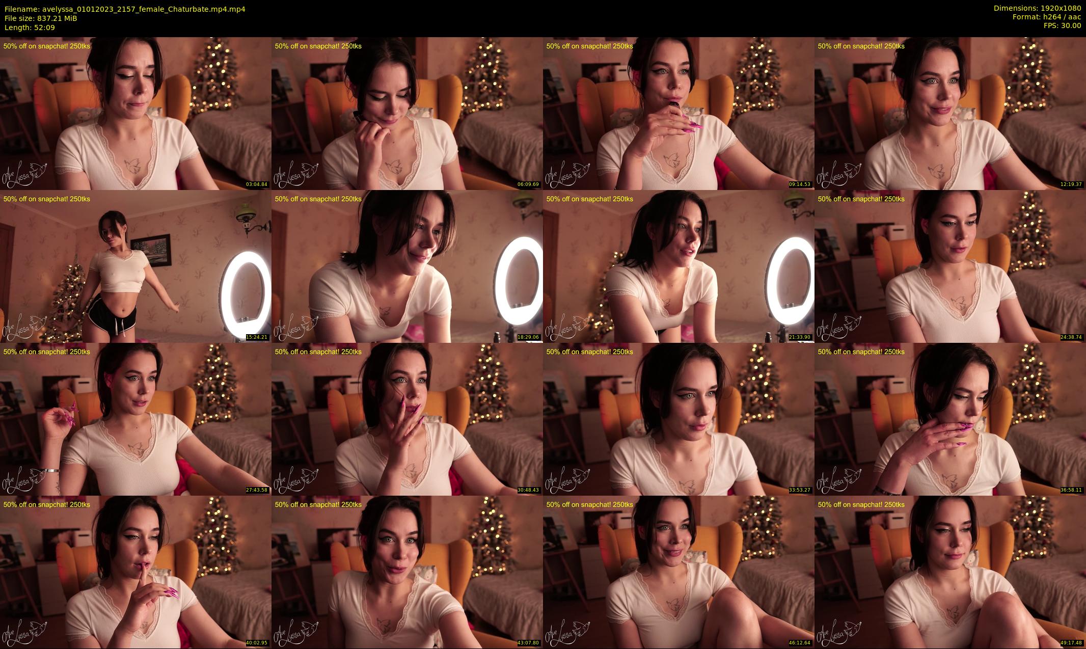 avelyssa — 53 minute Chaturbate female cam show recording, 1080p, Jan 1, 2023