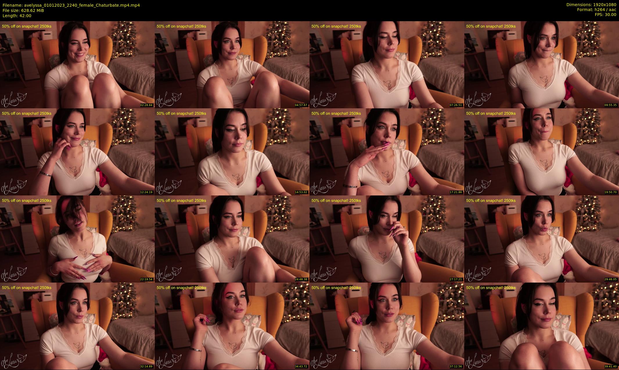 avelyssa — 42 minute Chaturbate female cam show recording, 1080p, Jan 1, 2023