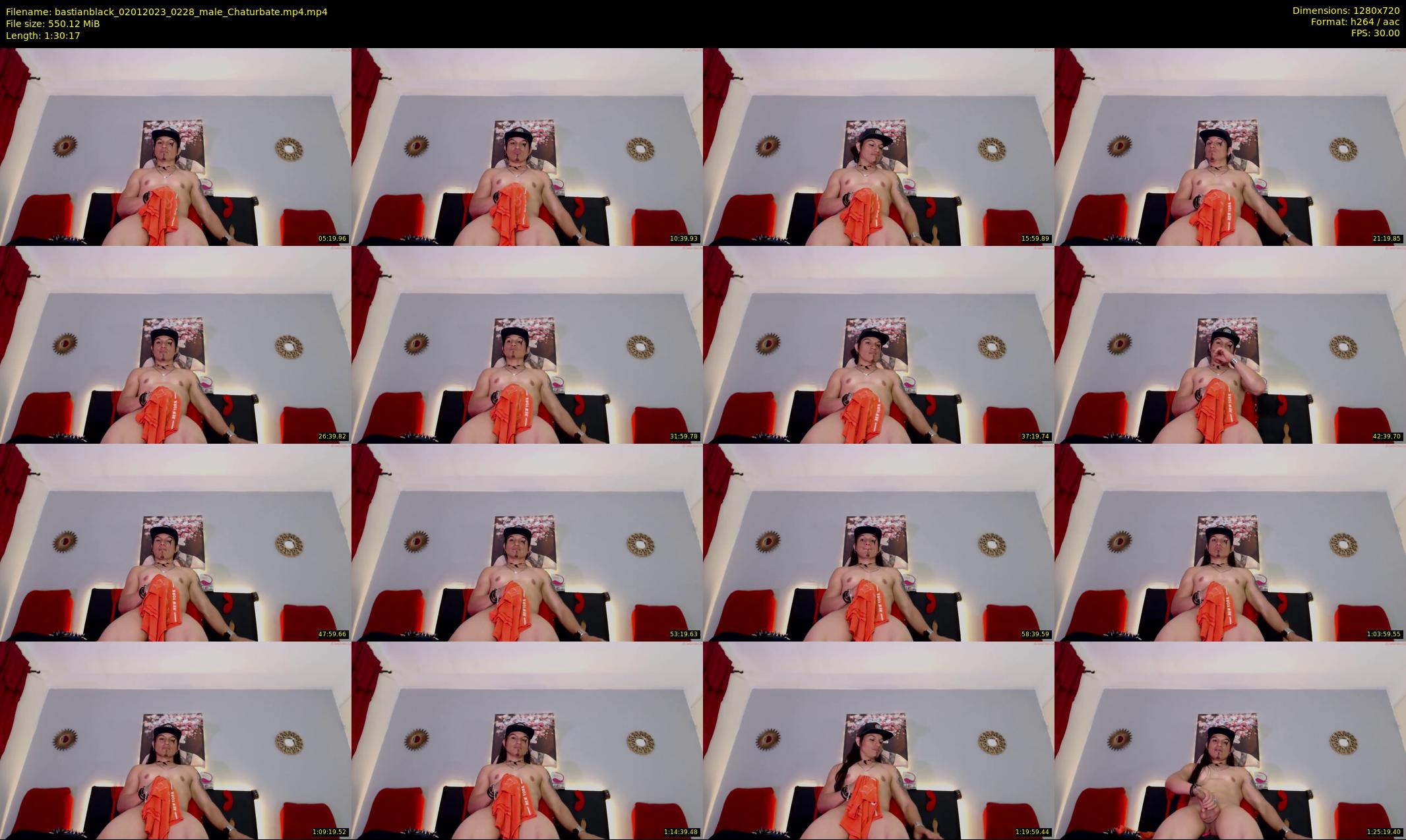 bastianblack — 91 minute Chaturbate male cam show recording, 720p, Jan 2, 2023