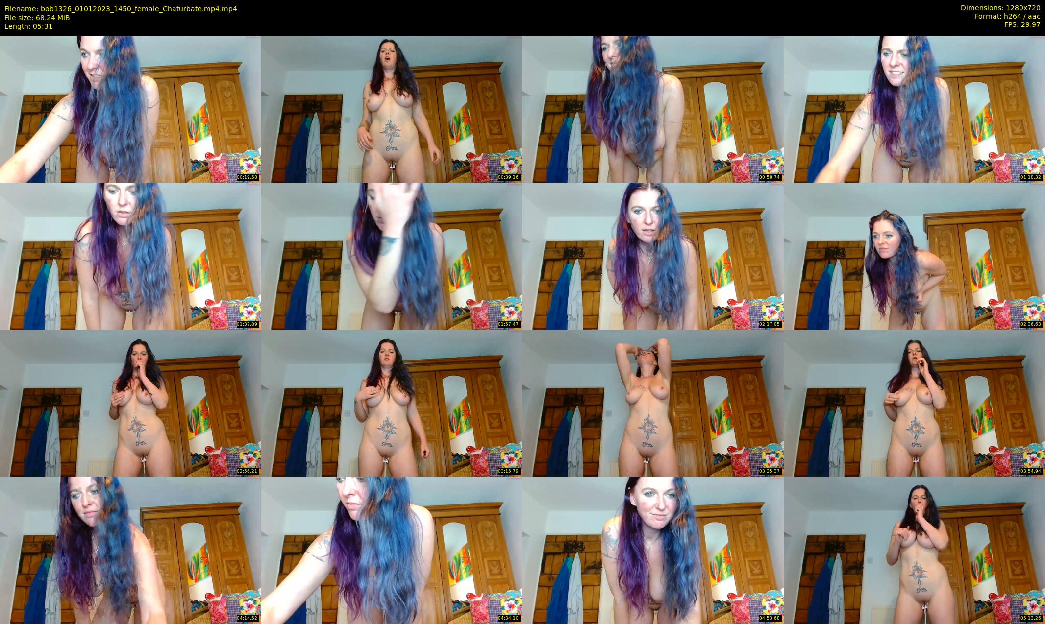 bob1326 — 6 minute Chaturbate female cam show recording, 720p, Jan 1, 2023