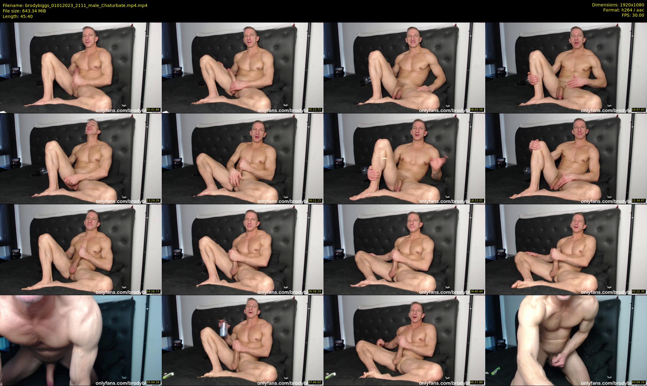 brodybiggs — 46 minute Chaturbate male cam show recording, 1080p, Jan 1, 2023