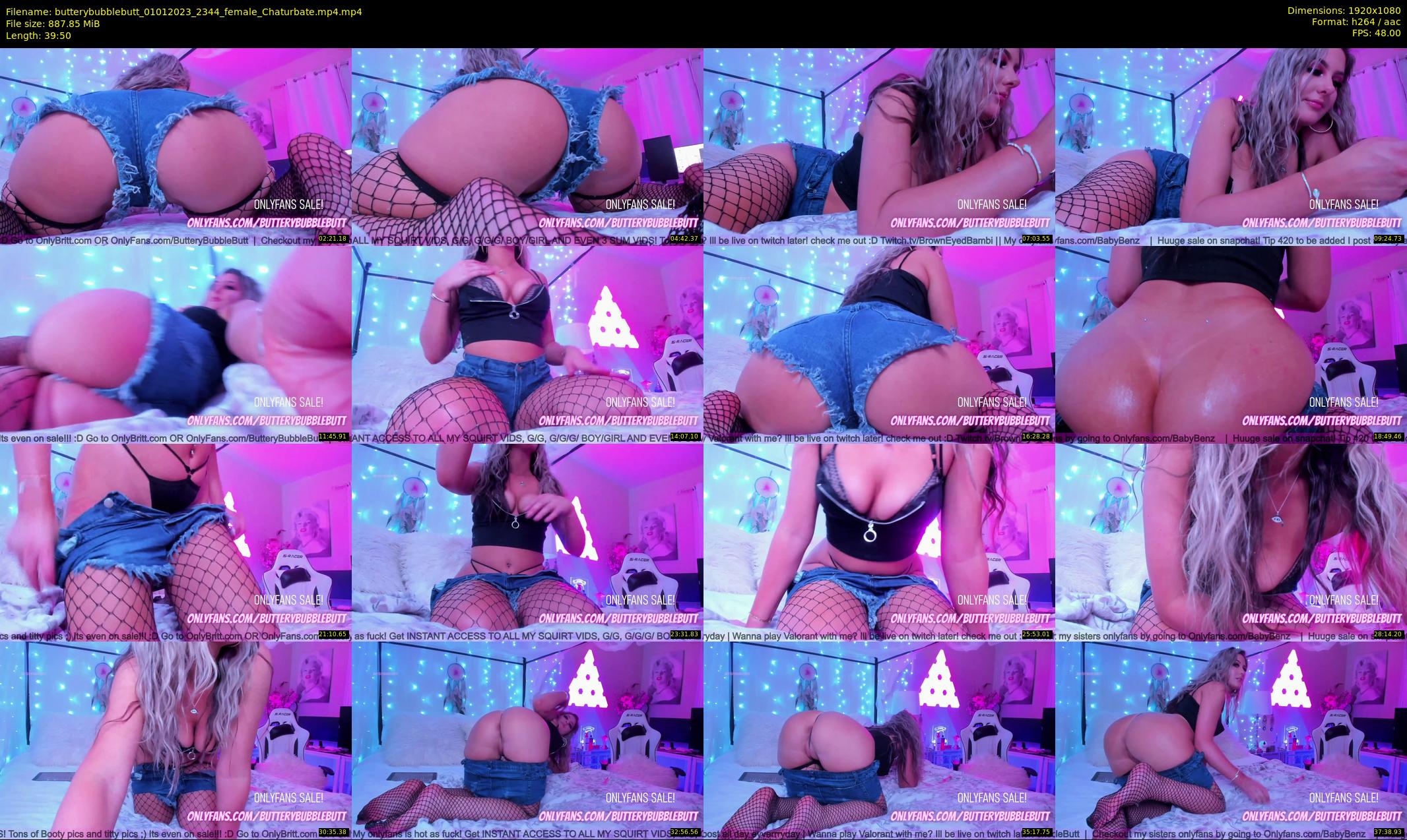 butterybubblebutt — 40 minute Chaturbate couple cam show recording, 1080p, Jan 1, 2023